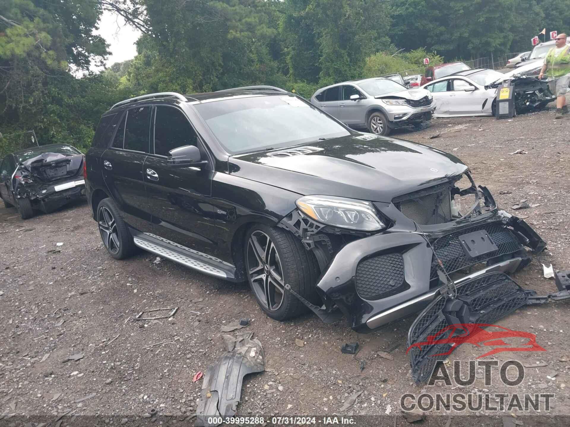 MERCEDES-BENZ AMG GLE 43 2018 - 4JGDA6EB2JA995660