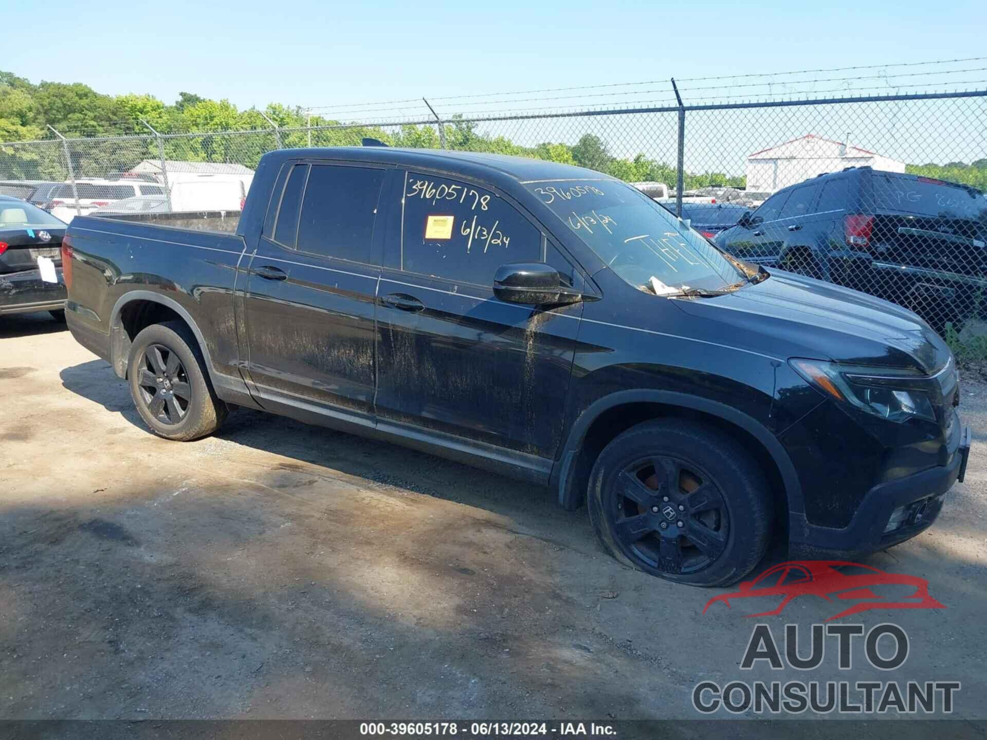 HONDA RIDGELINE 2017 - 5FPYK3F83HB025488