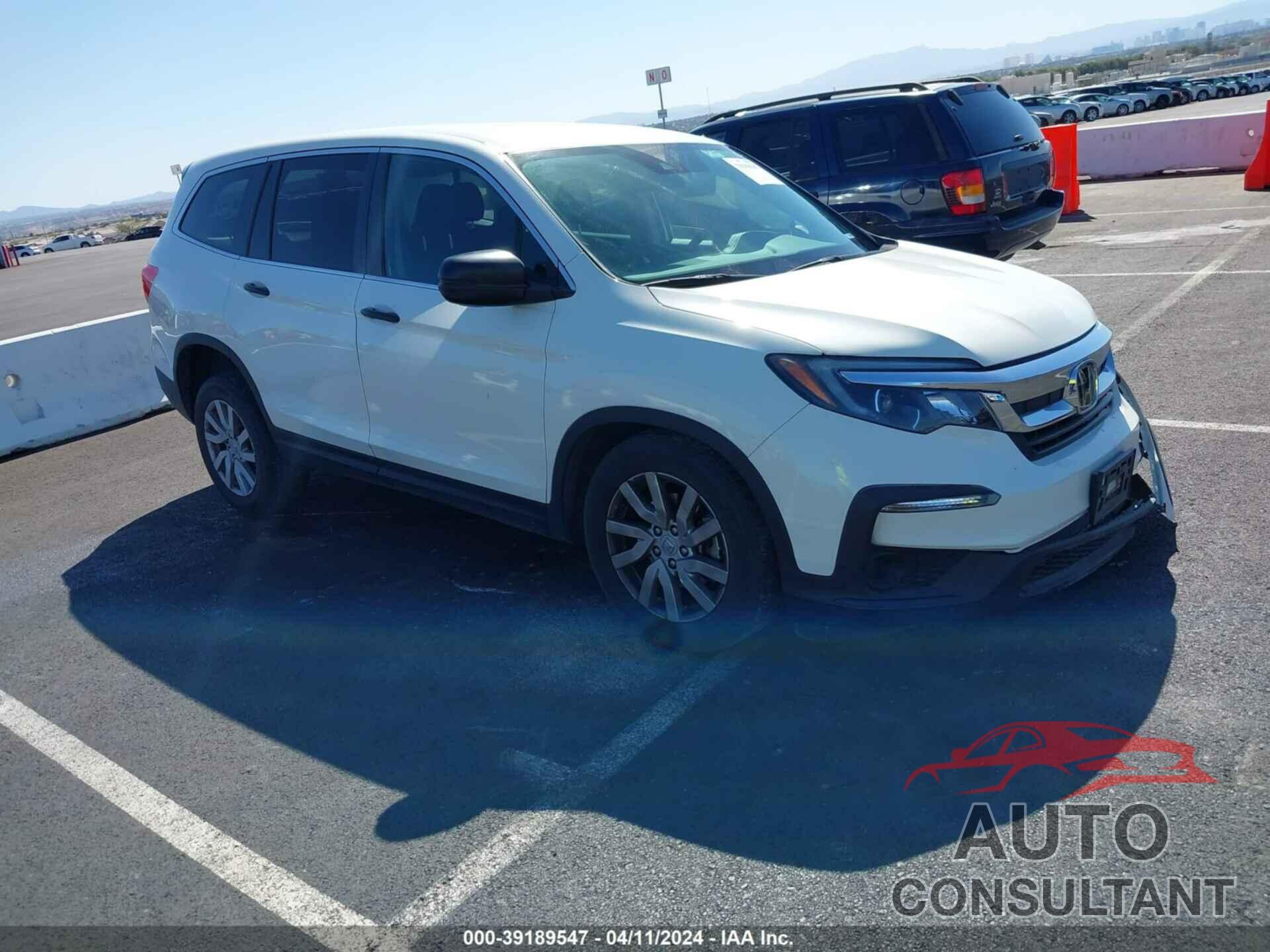 HONDA PILOT 2019 - 5FNYF5H16KB040065