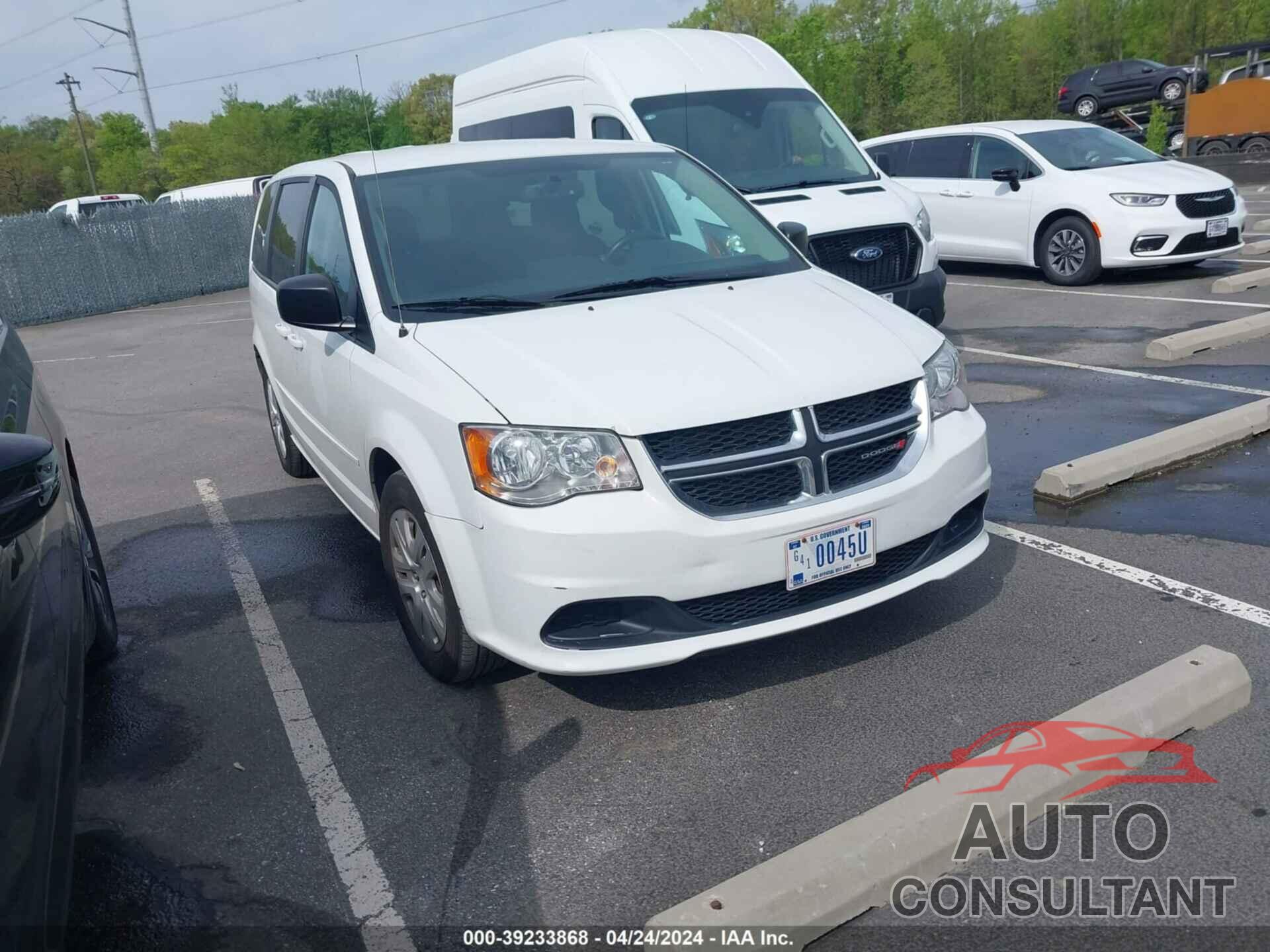 DODGE GRAND CARAVAN 2017 - 2C4RDGBG8HR736507