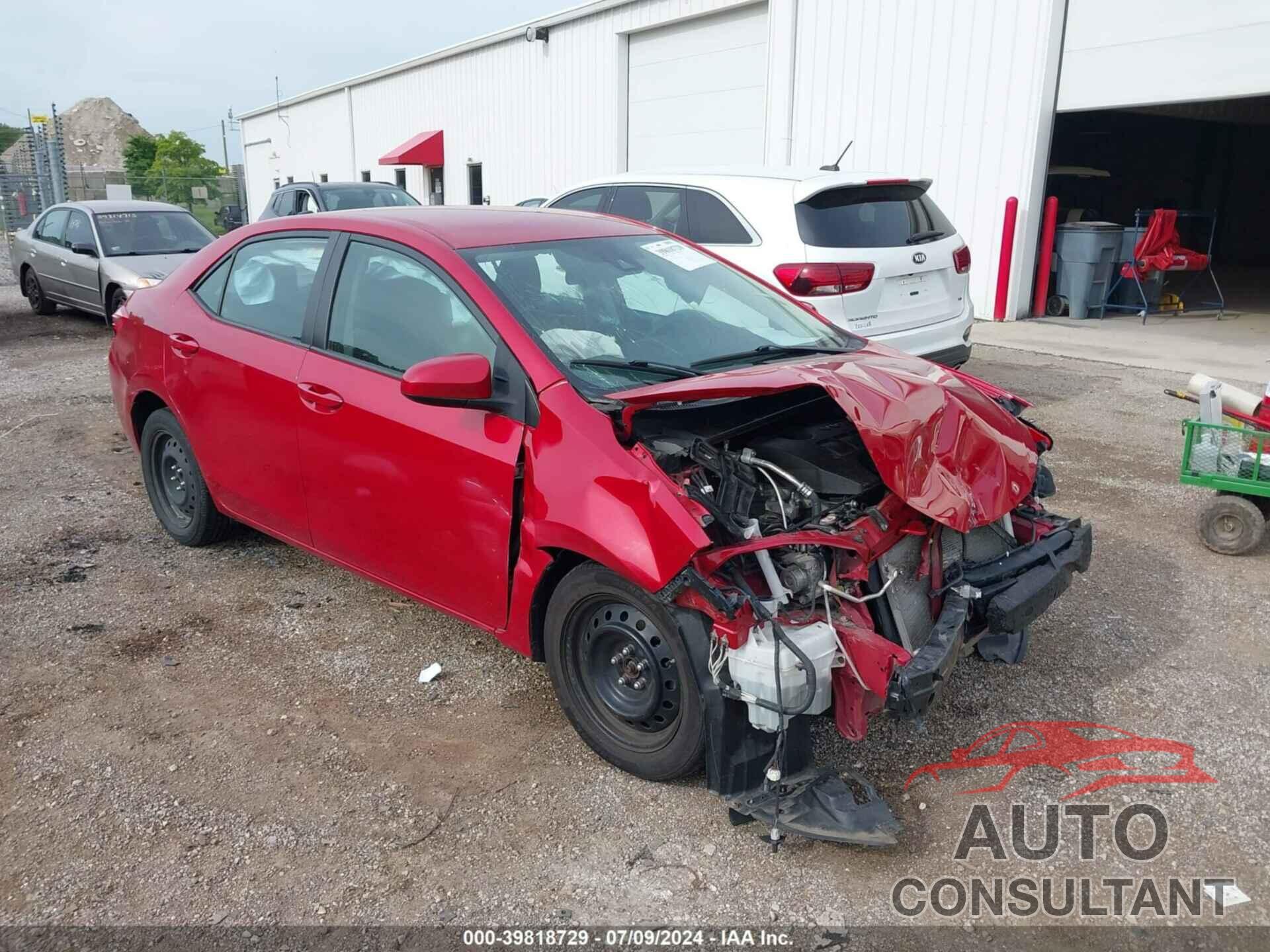 TOYOTA COROLLA 2018 - 2T1BURHE4JC973939