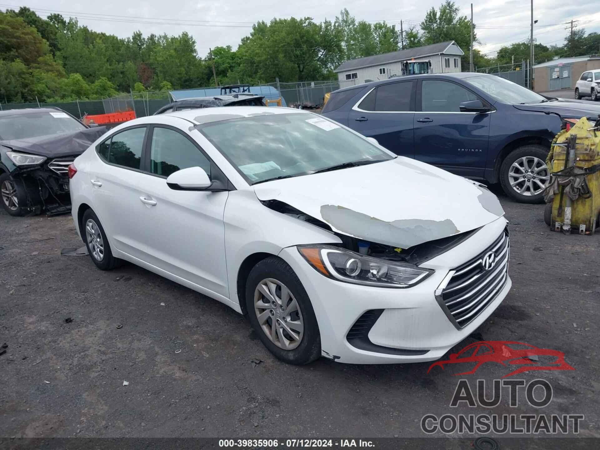 HYUNDAI ELANTRA 2018 - 5NPD74LF0JH279782