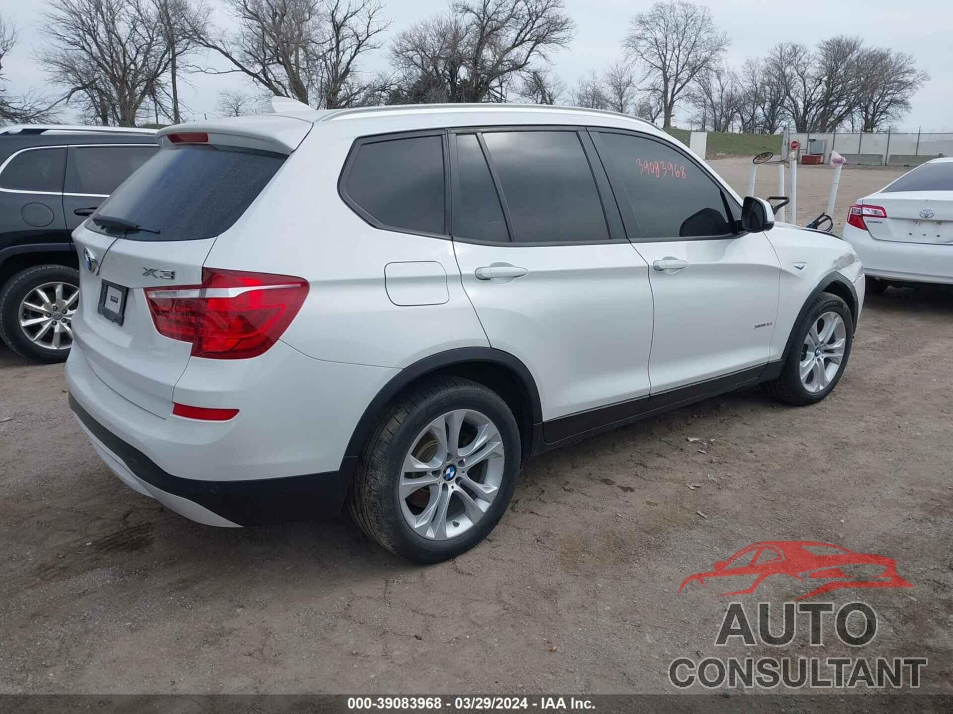 BMW X3 2017 - 5UXWX7C58H0S18686