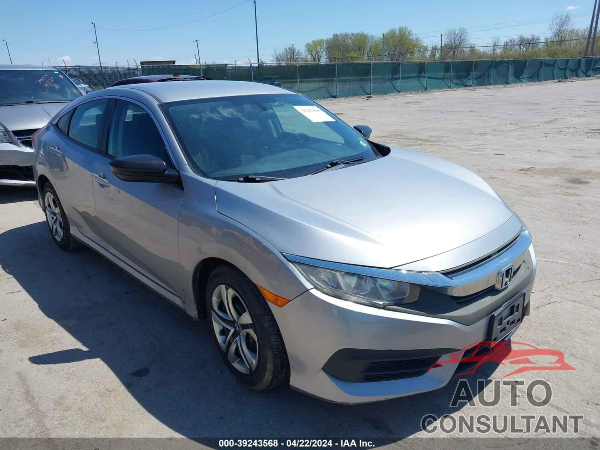 HONDA CIVIC 2018 - 2HGFC2F52JH501373