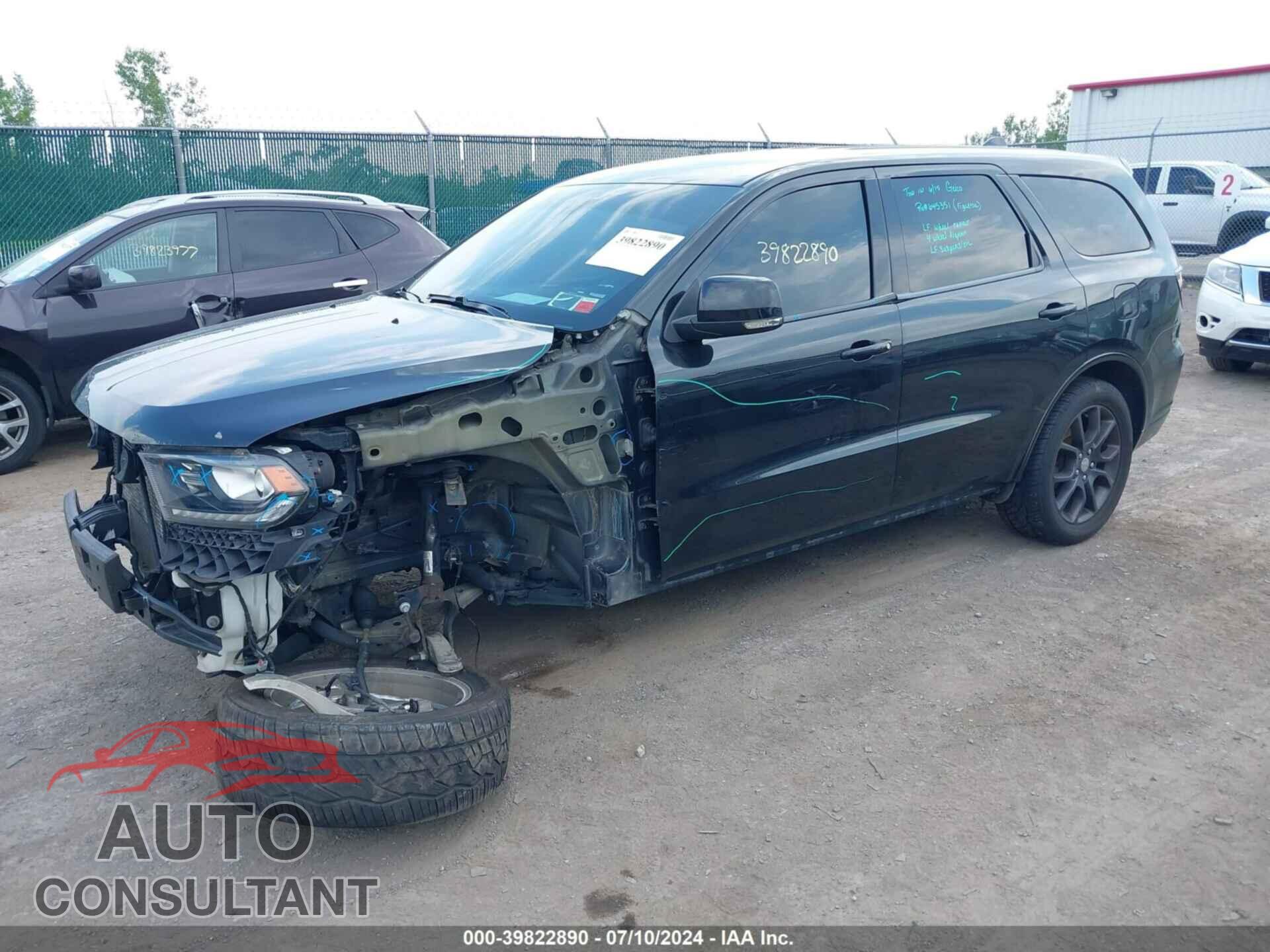DODGE DURANGO 2016 - 1C4SDHCT4GC387095