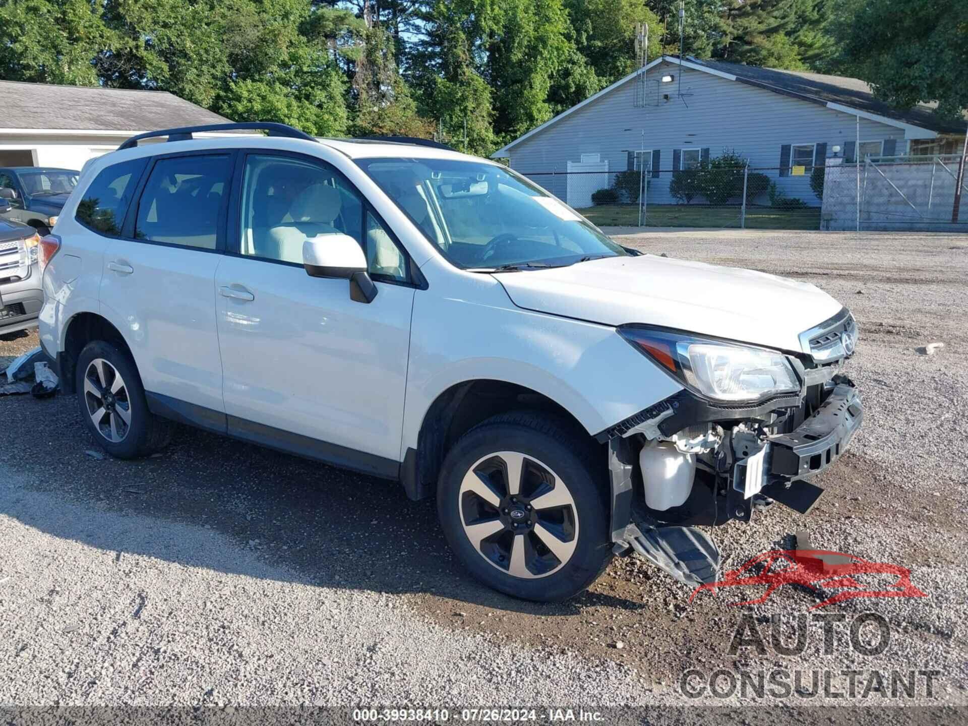 SUBARU FORESTER 2018 - JF2SJAGC4JH458267