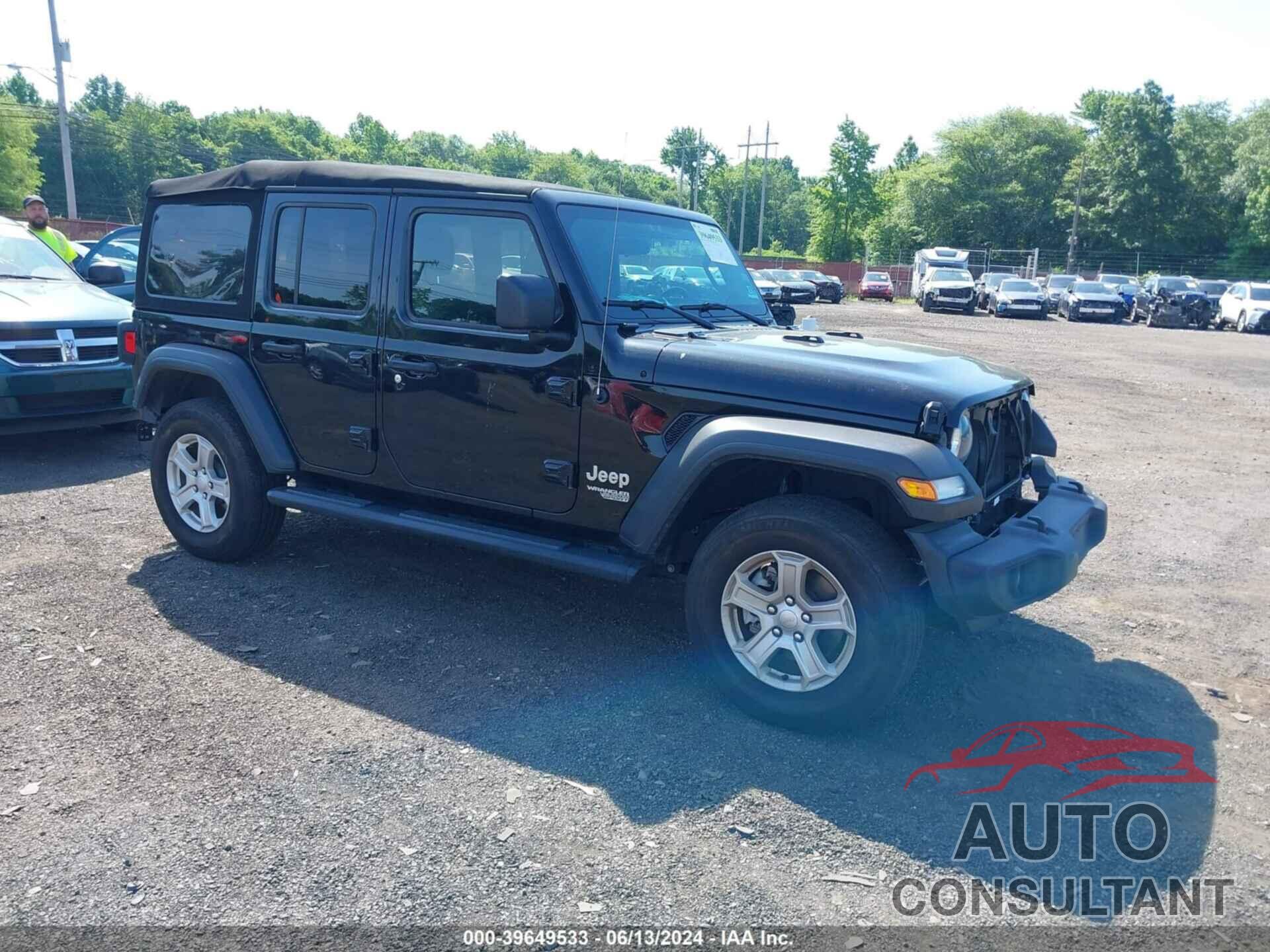 JEEP WRANGLER UNLIMITED 2018 - 1C4HJXDG6JW273233