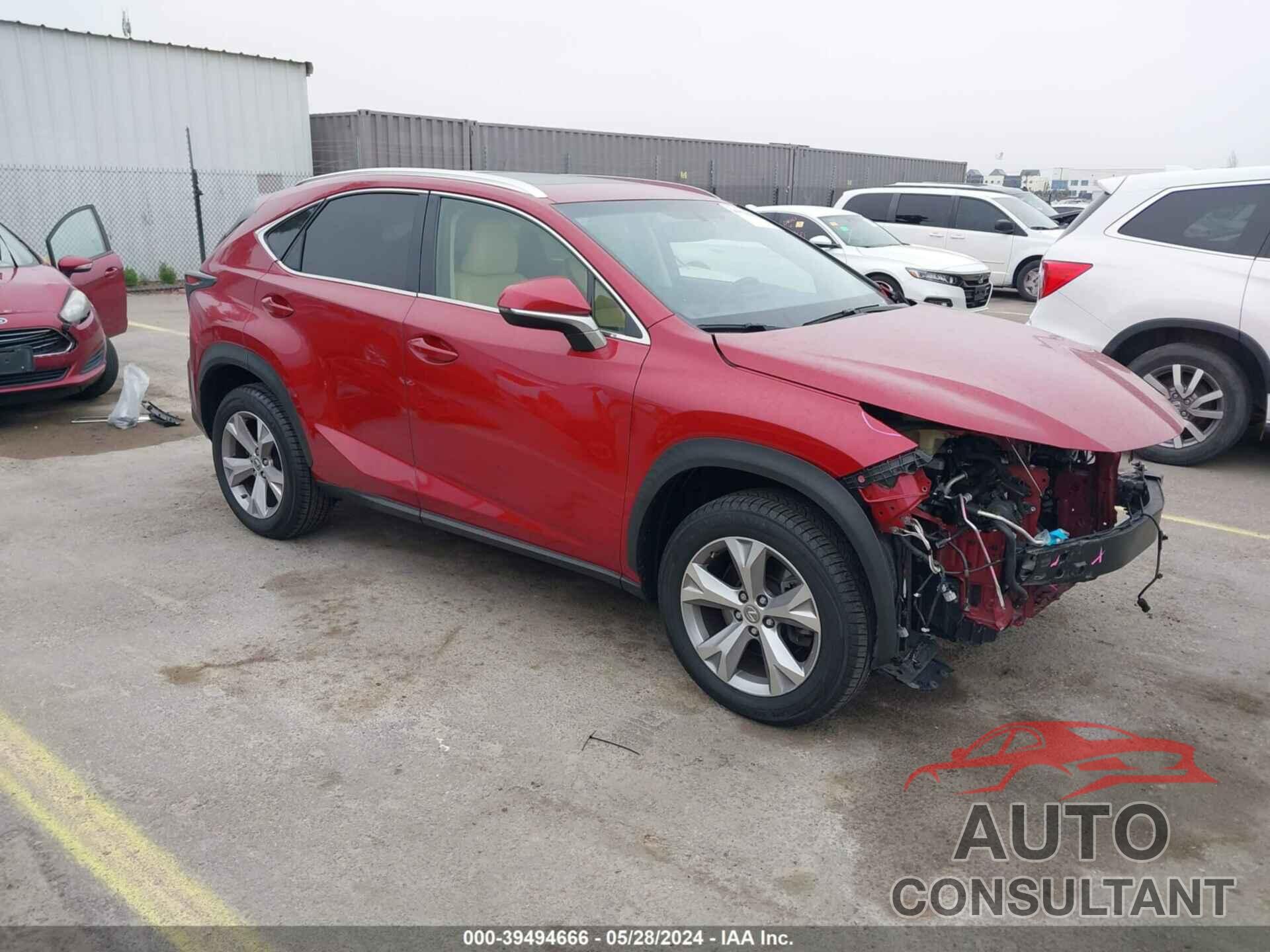 LEXUS NX 200T 2017 - JTJYARBZXH2080565