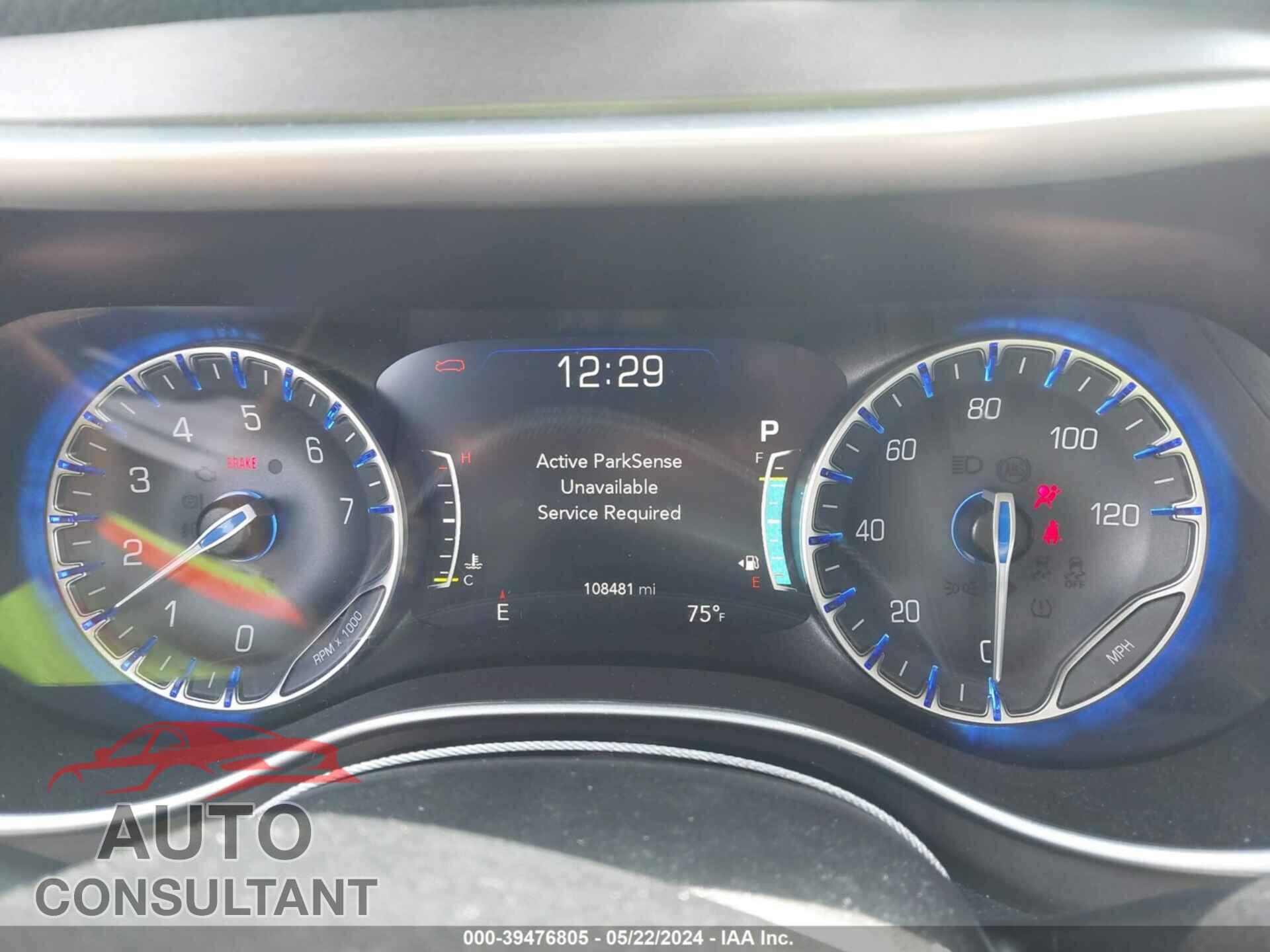 CHRYSLER PACIFICA 2021 - 2C4RC1BG4MR513388