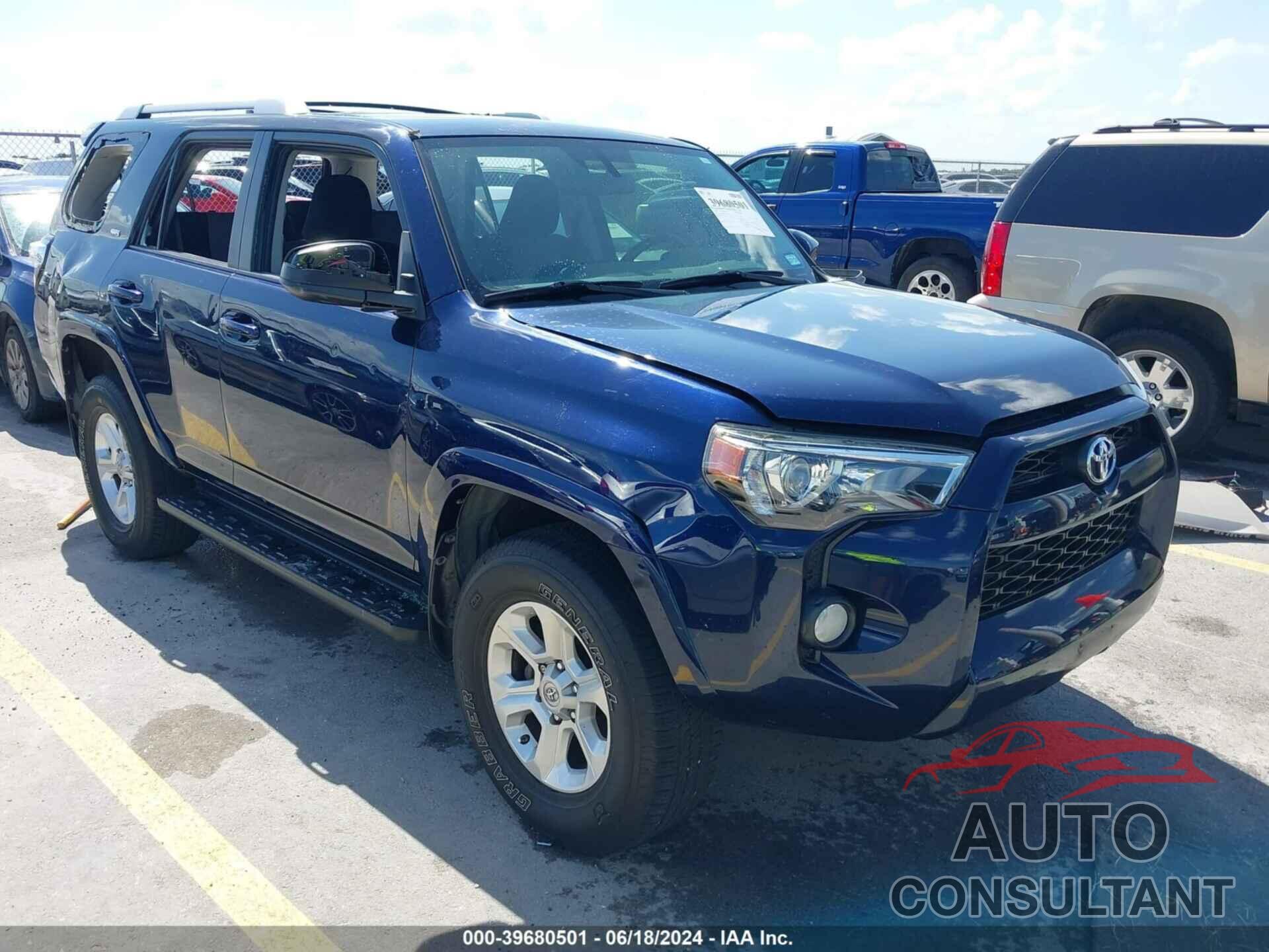 TOYOTA 4RUNNER 2016 - JTEBU5JRXG5395207