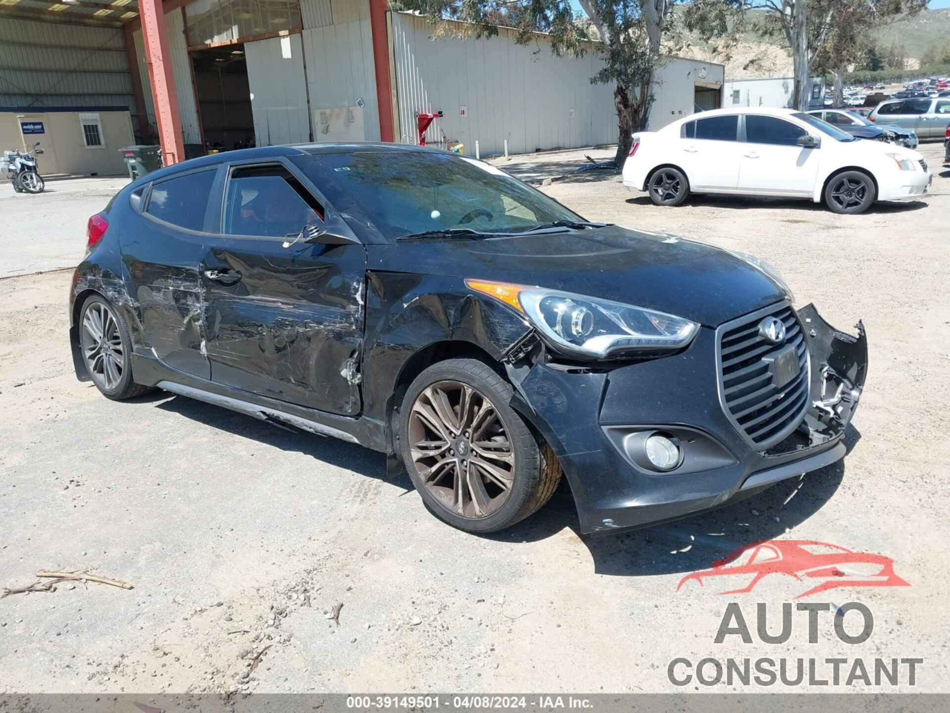 HYUNDAI VELOSTER 2016 - KMHTC6AE3GU256262