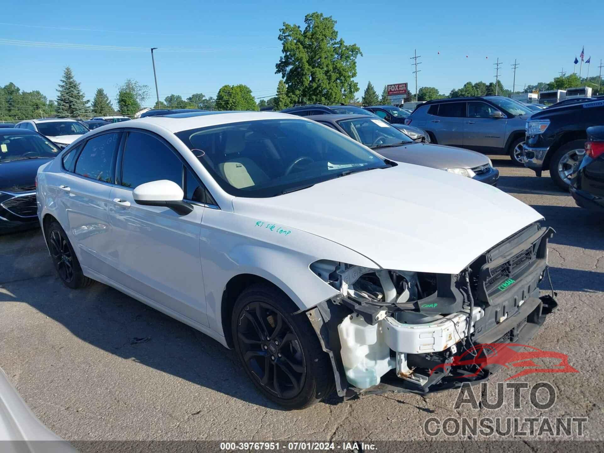 FORD FUSION 2019 - 3FA6P0HD7KR131318