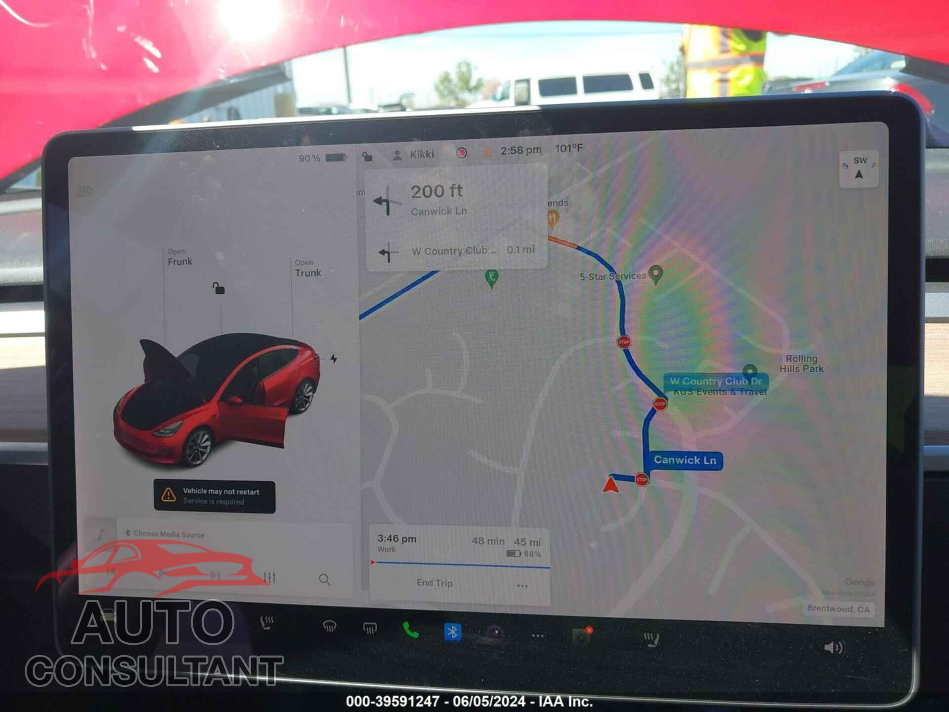 TESLA MODEL 3 2021 - 5YJ3E1EA8MF052800