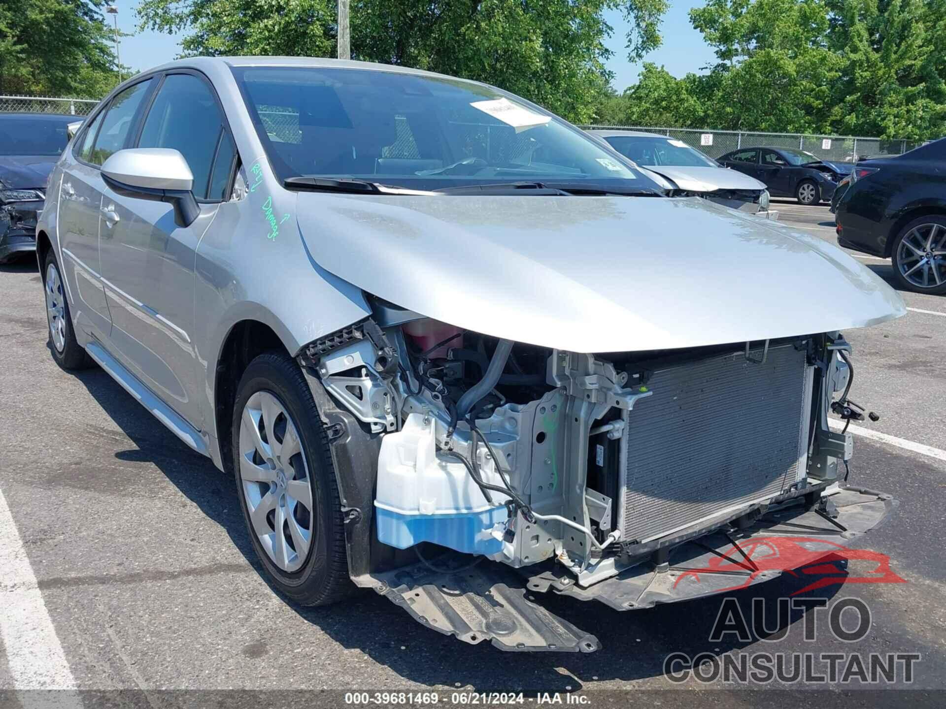 TOYOTA COROLLA 2021 - JTDEPMAE3MJ129515