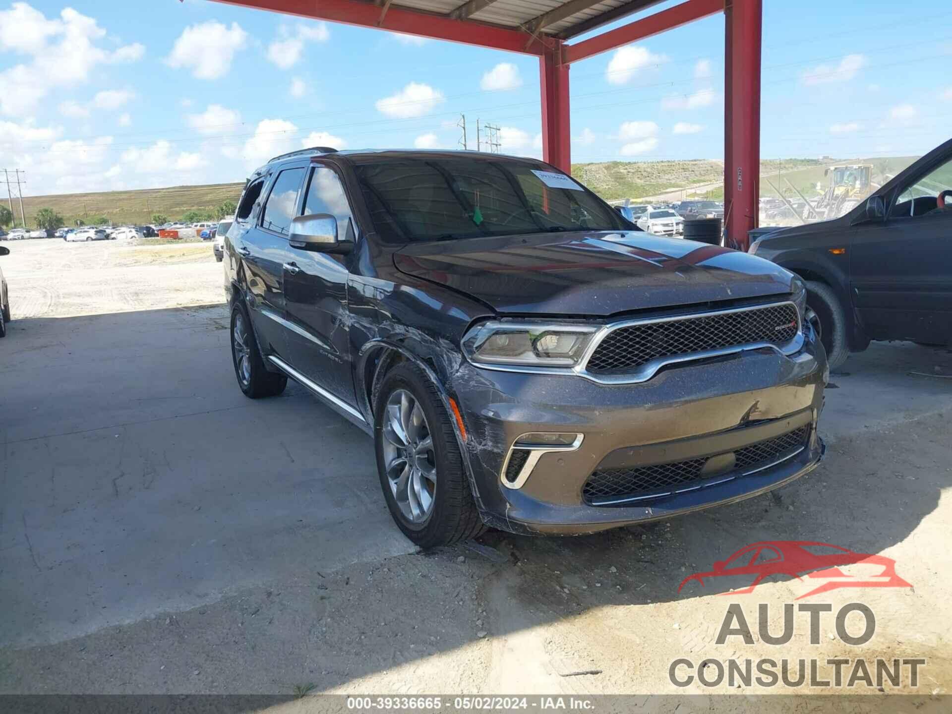 DODGE DURANGO 2021 - 1C4RDJEGXMC553878