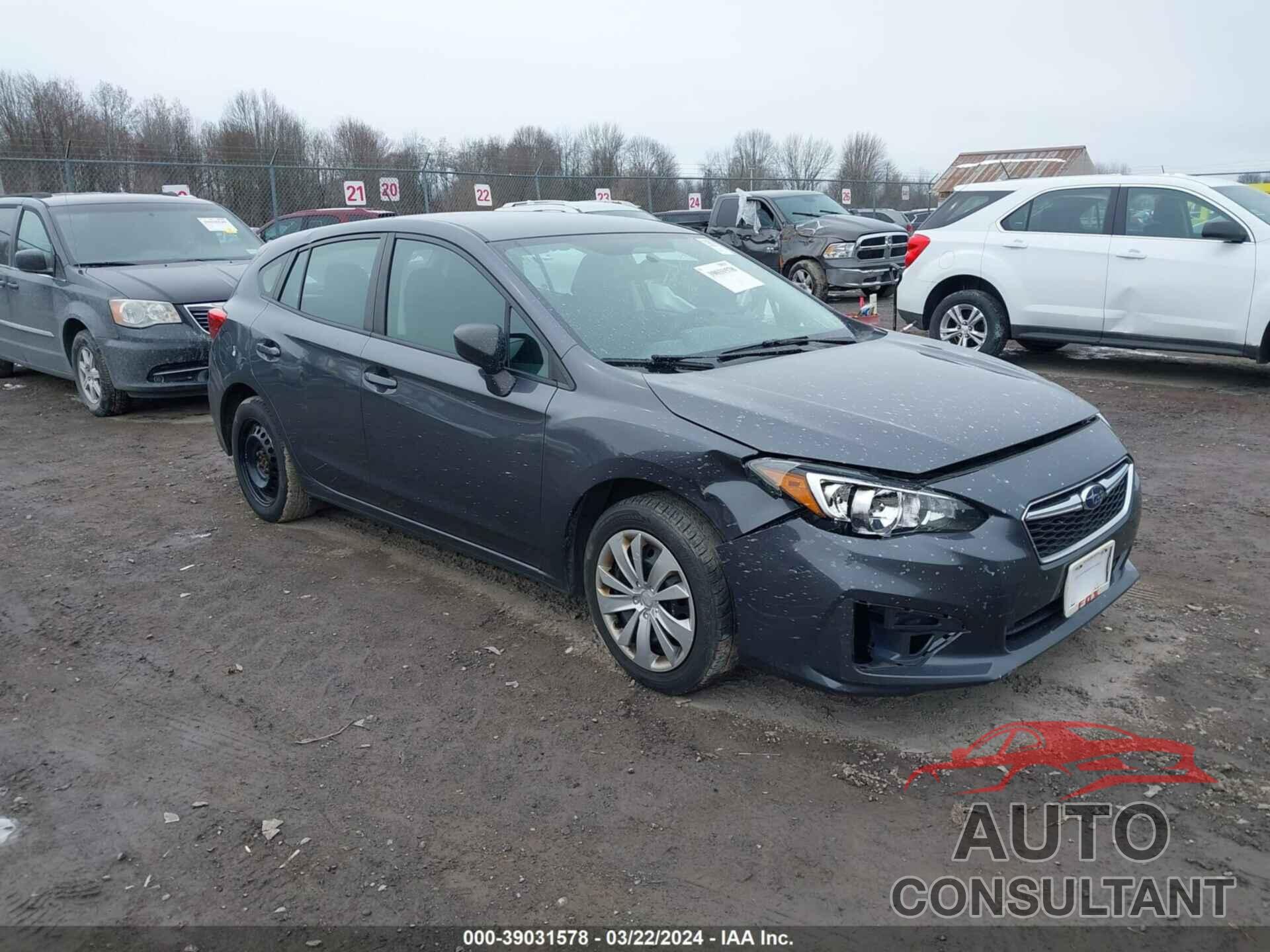 SUBARU IMPREZA 2018 - 4S3GTAA6XJ3746907