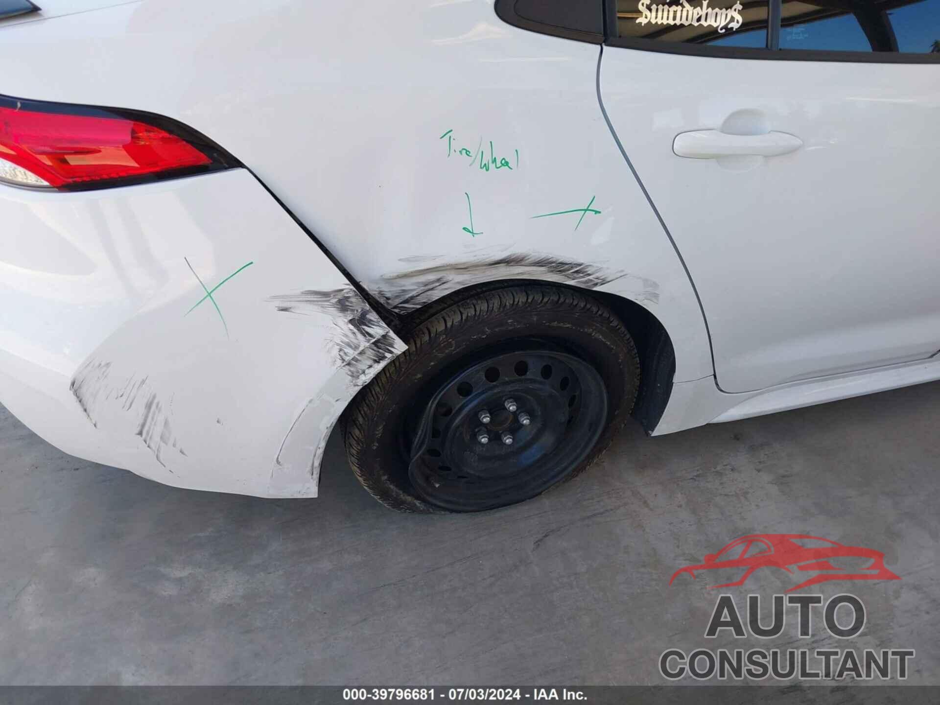 TOYOTA COROLLA 2020 - 5YFEPRAE8LP106626