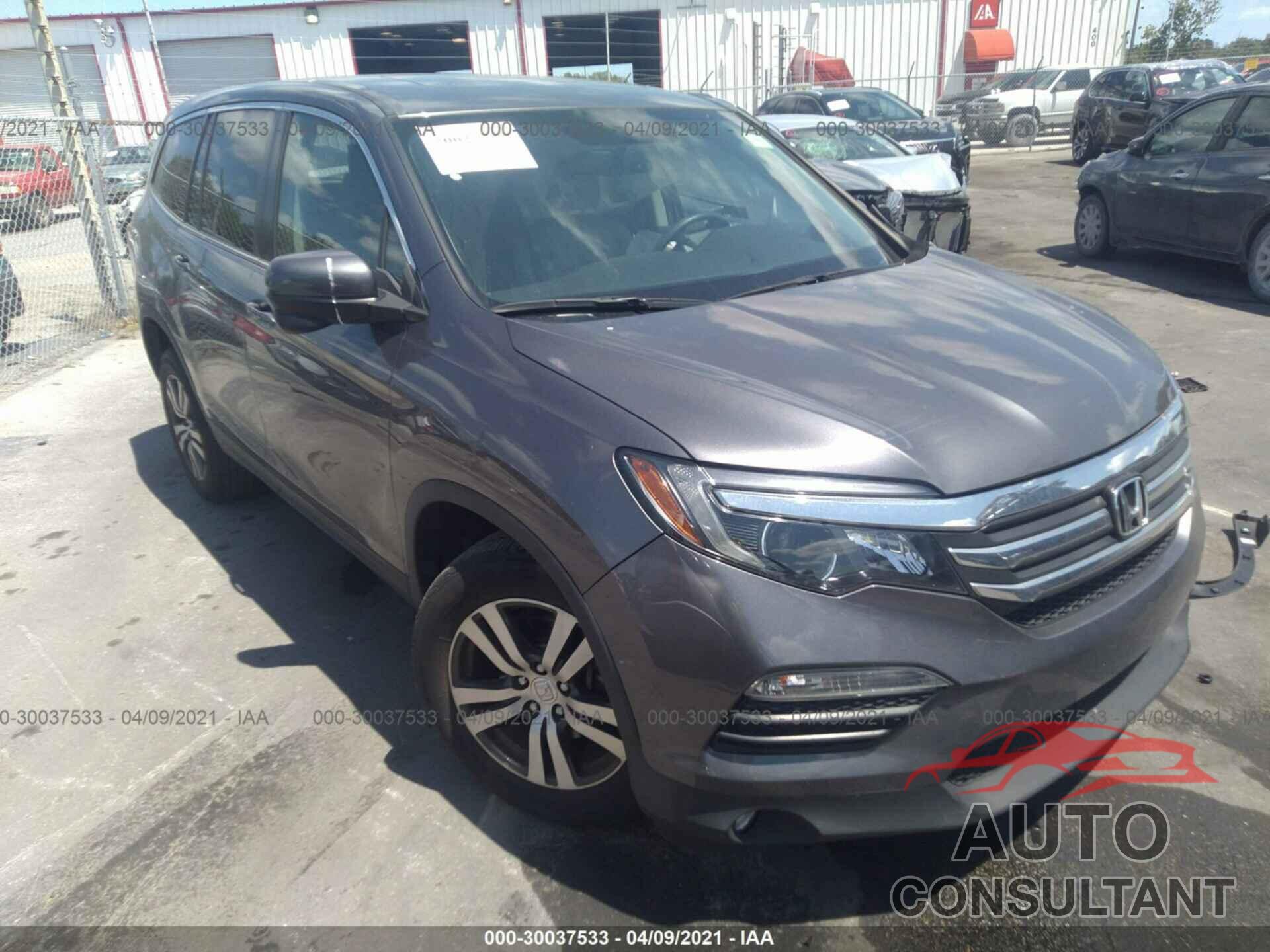 HONDA PILOT 2016 - 5FNYF5H71GB020673
