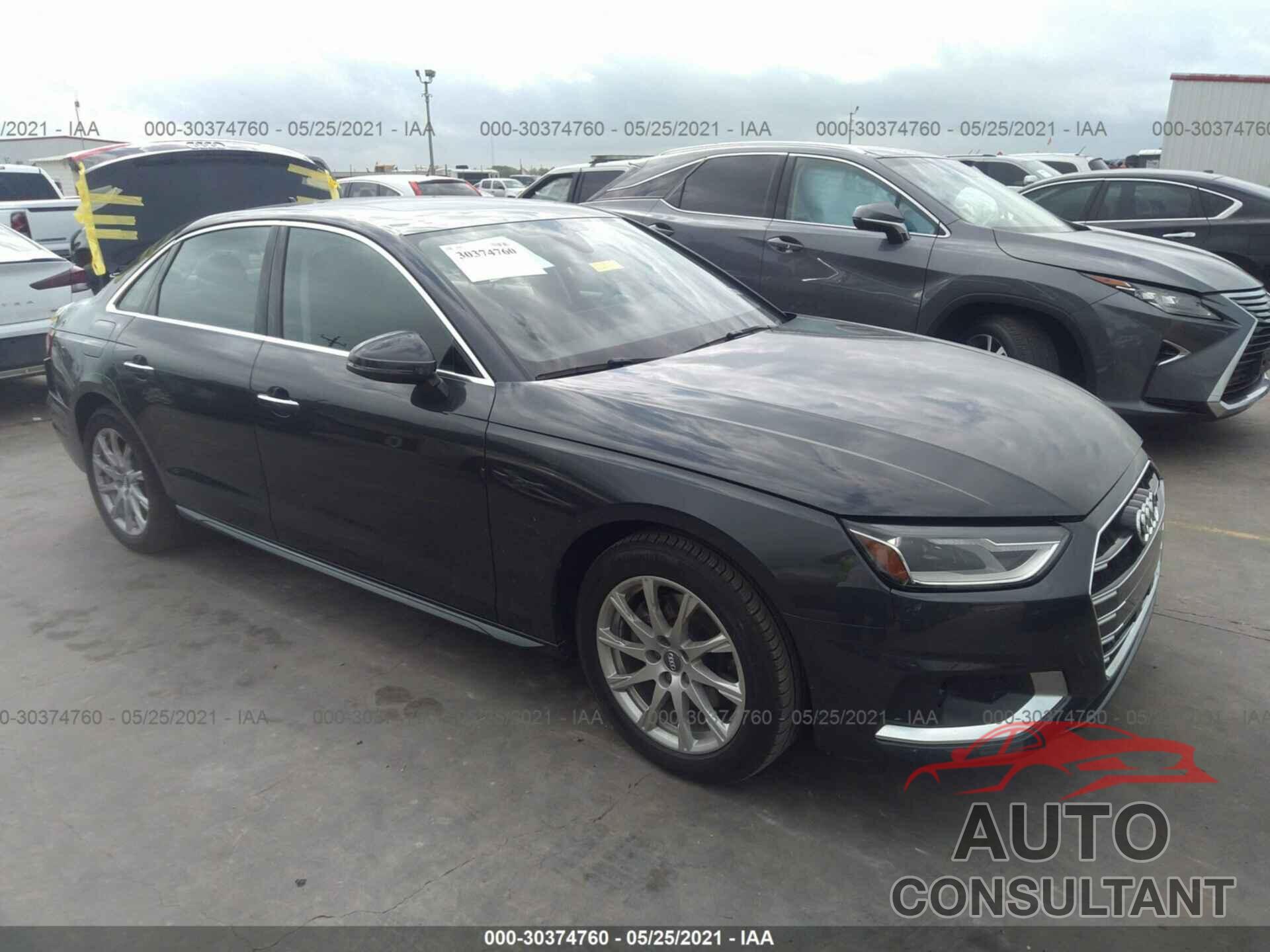 AUDI A4 2020 - WAUGMAF48LA059795