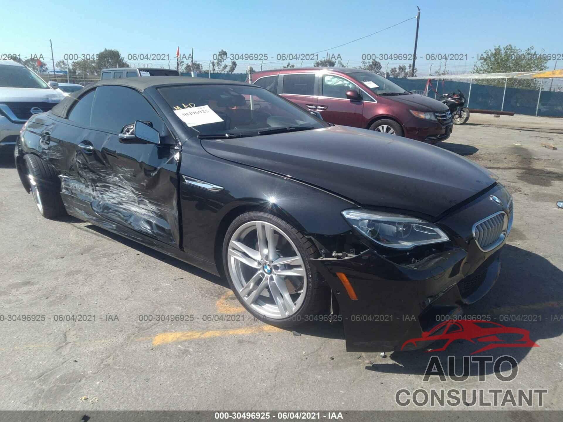 BMW 6 SERIES 2017 - WBA6F5C59HD996929