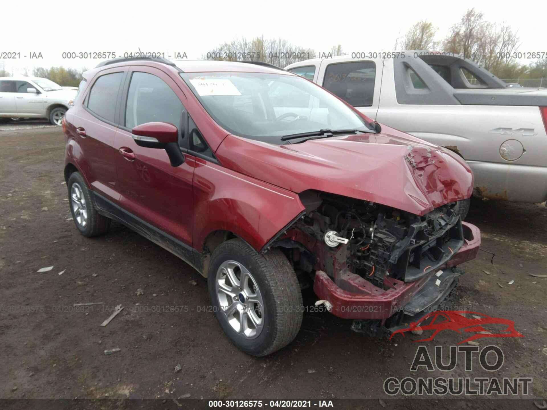 FORD ECOSPORT 2019 - MAJ3S2GE6KC308754