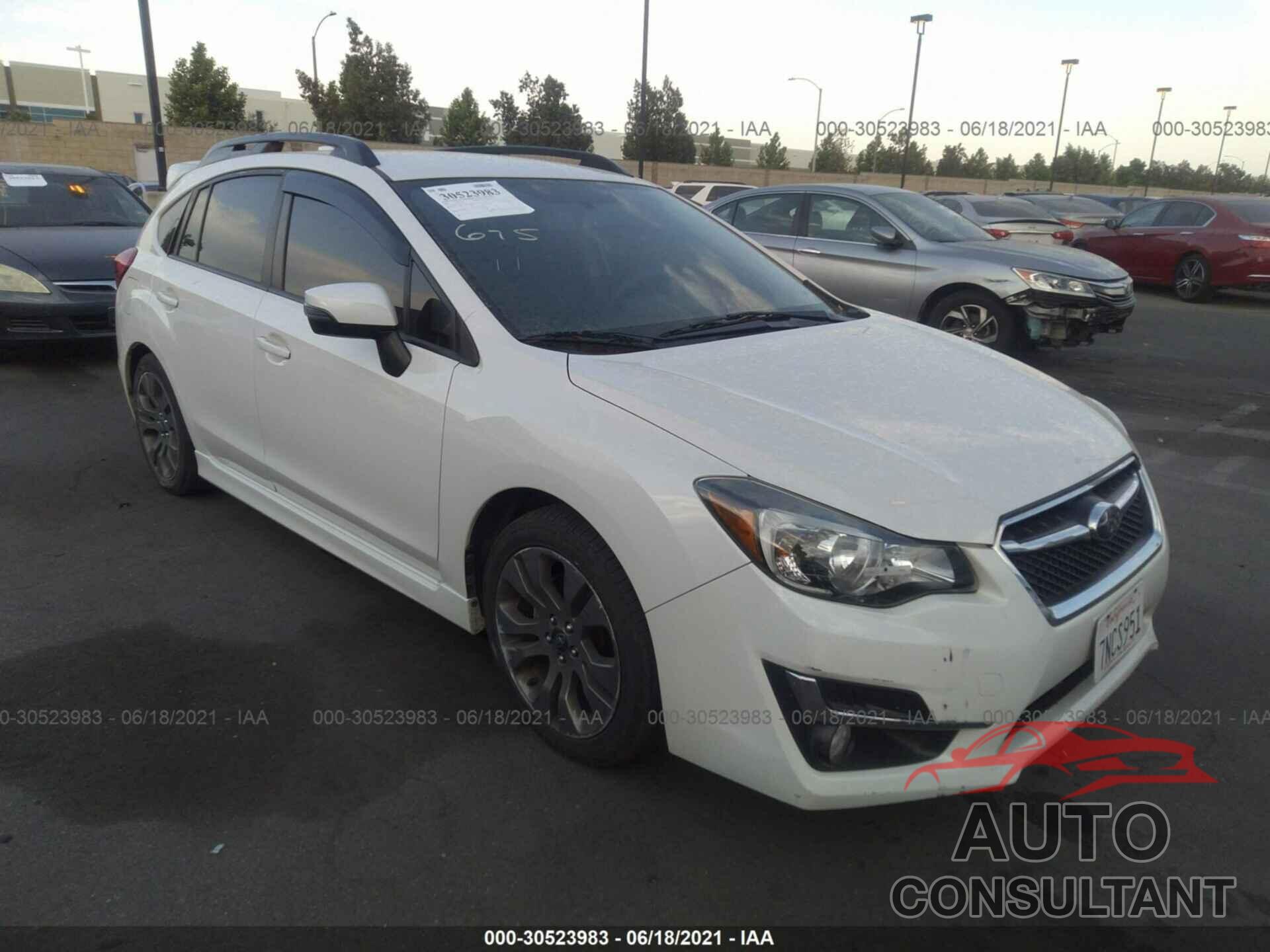SUBARU IMPREZA WAGON 2016 - JF1GPAU65G8240838