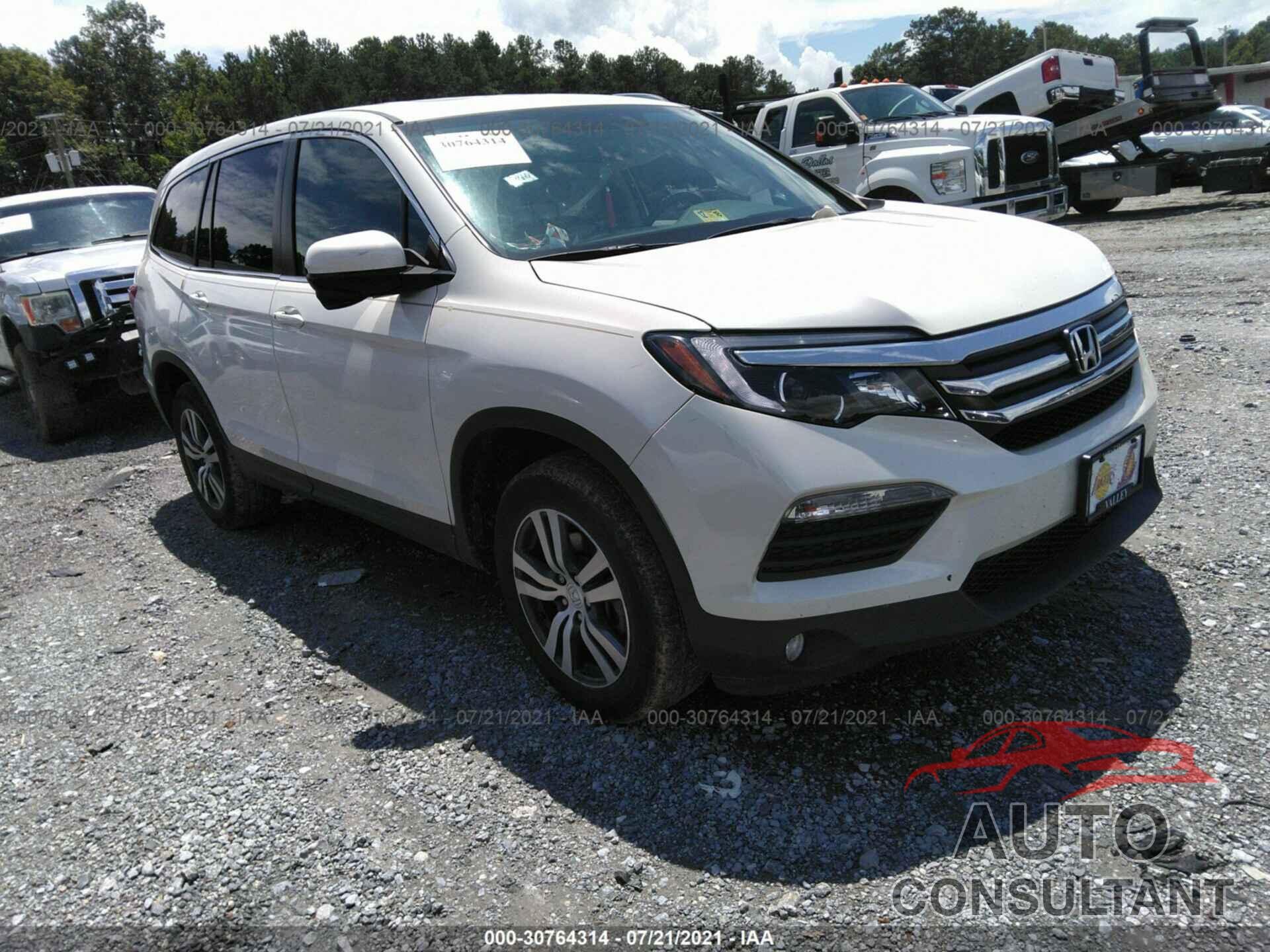 HONDA PILOT 2017 - 5FNYF6H55HB102413