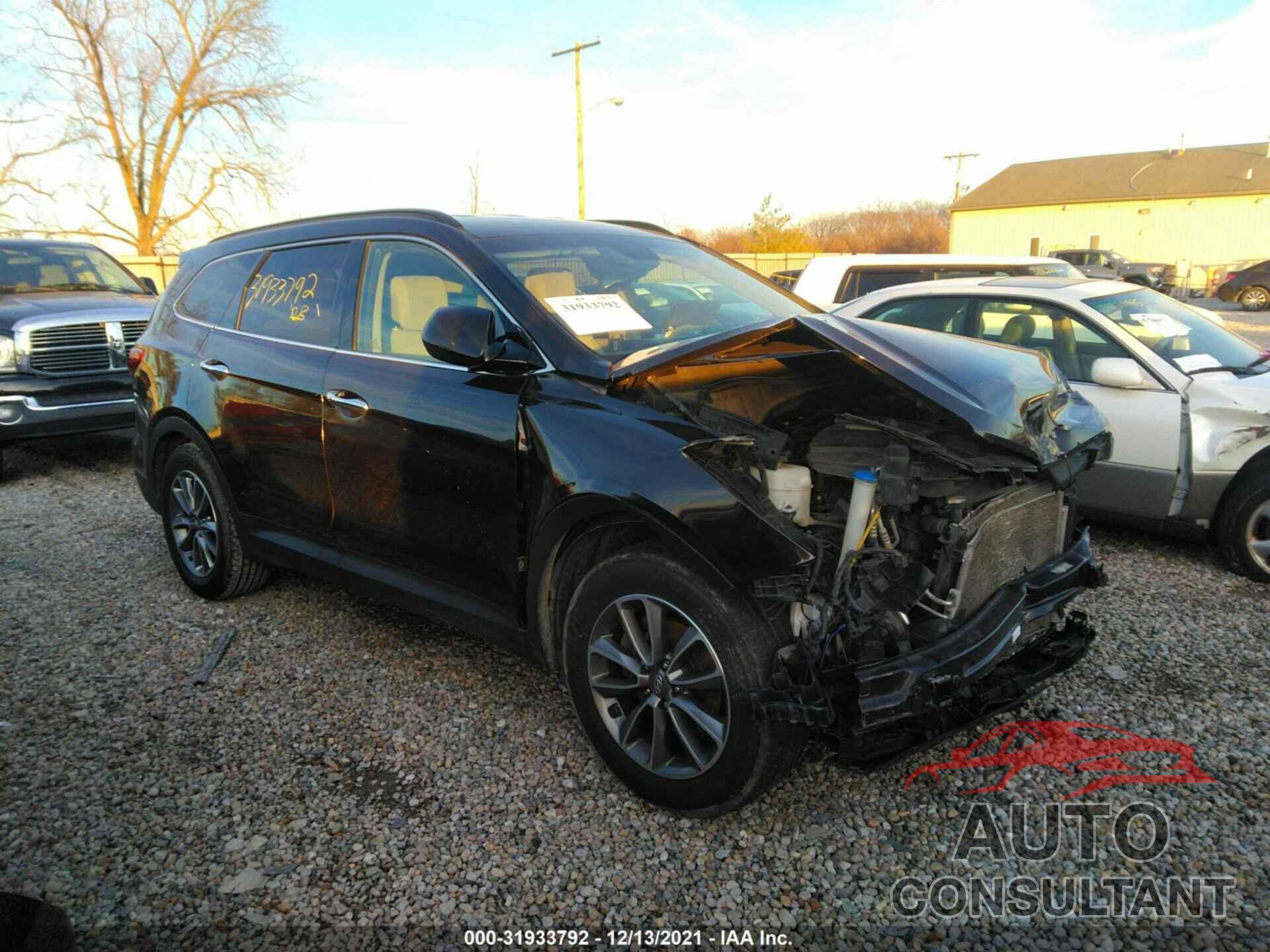 HYUNDAI SANTA FE 2017 - KM8SM4HF1HU172082