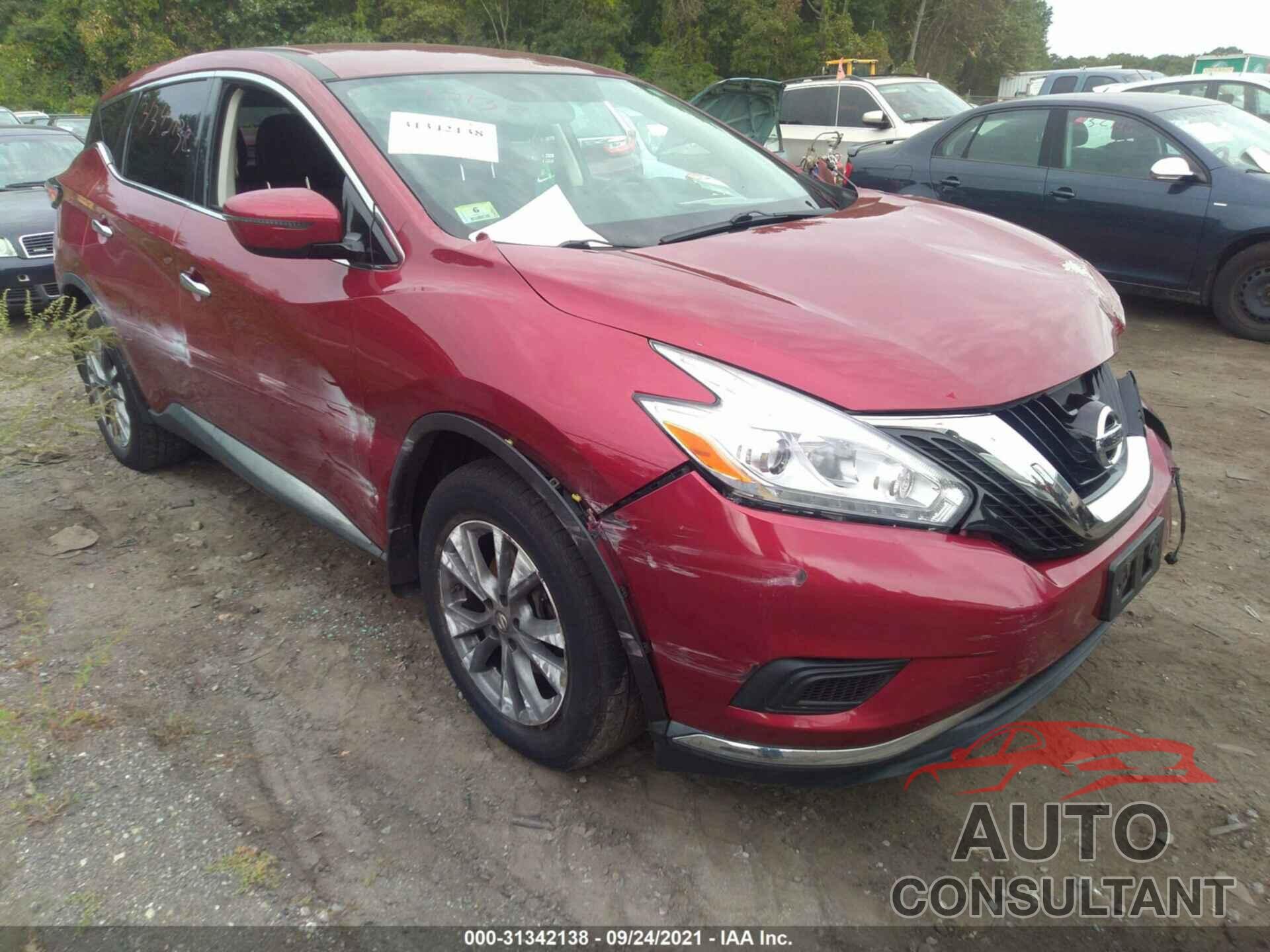 NISSAN MURANO 2016 - 5N1AZ2MHXGN126025