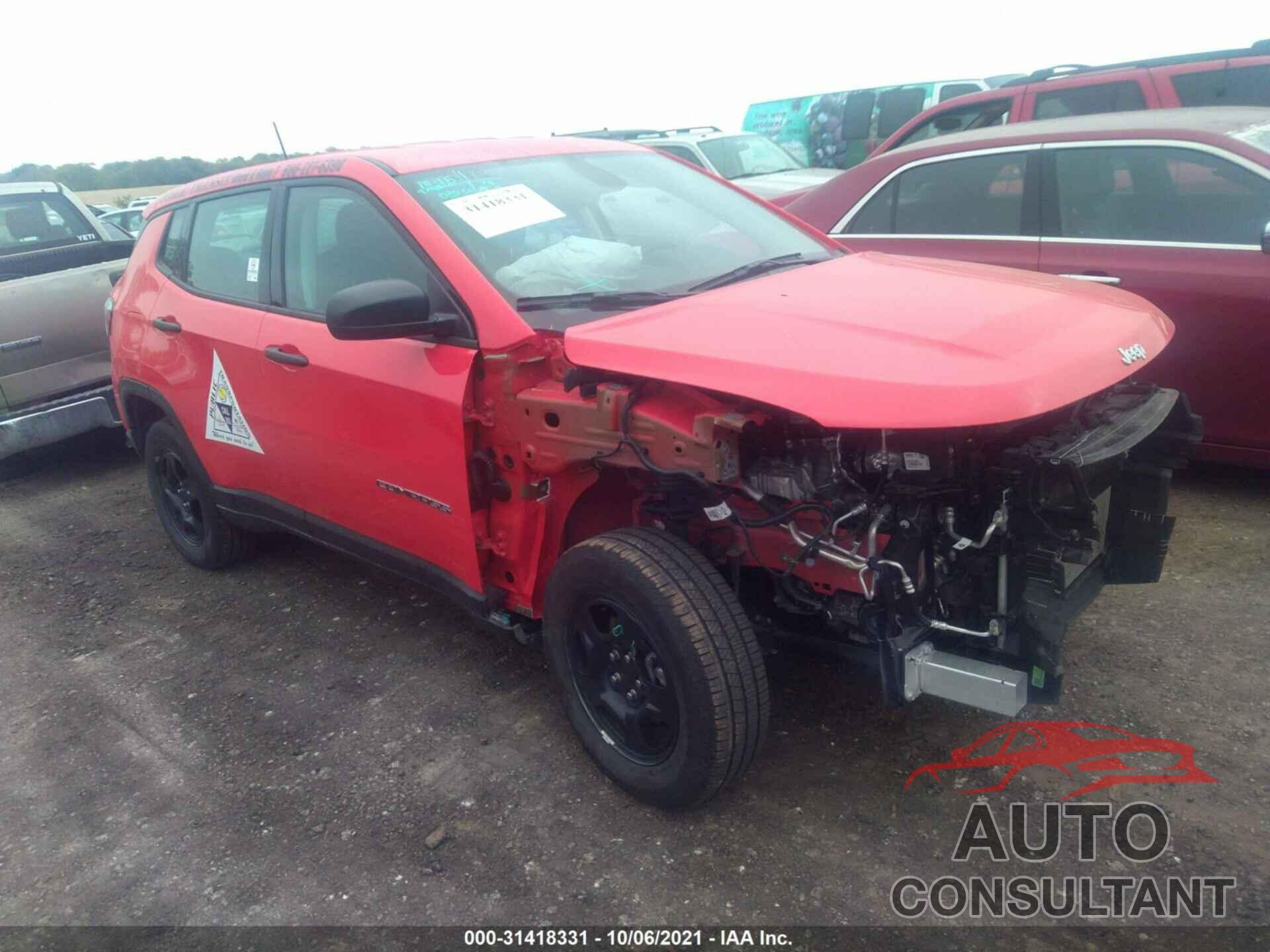 JEEP COMPASS 2021 - 3C4NJDAB3MT596689
