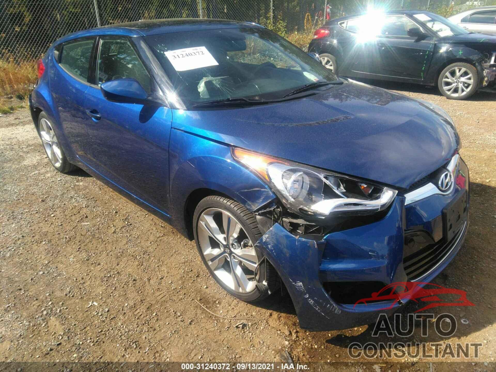 HYUNDAI VELOSTER 2017 - KMHTC6AD3HU313617