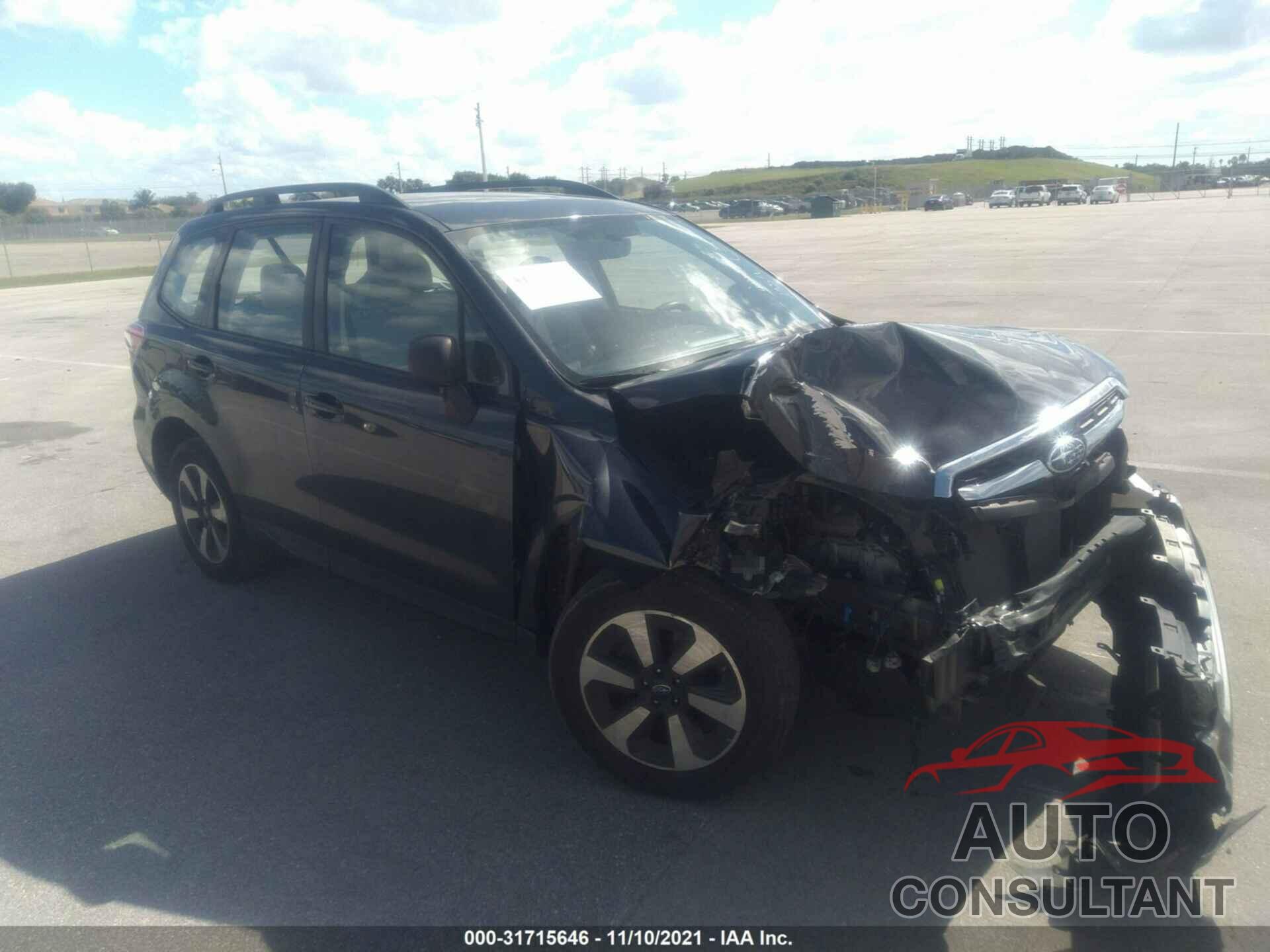 SUBARU FORESTER 2017 - JF2SJABC0HH441239