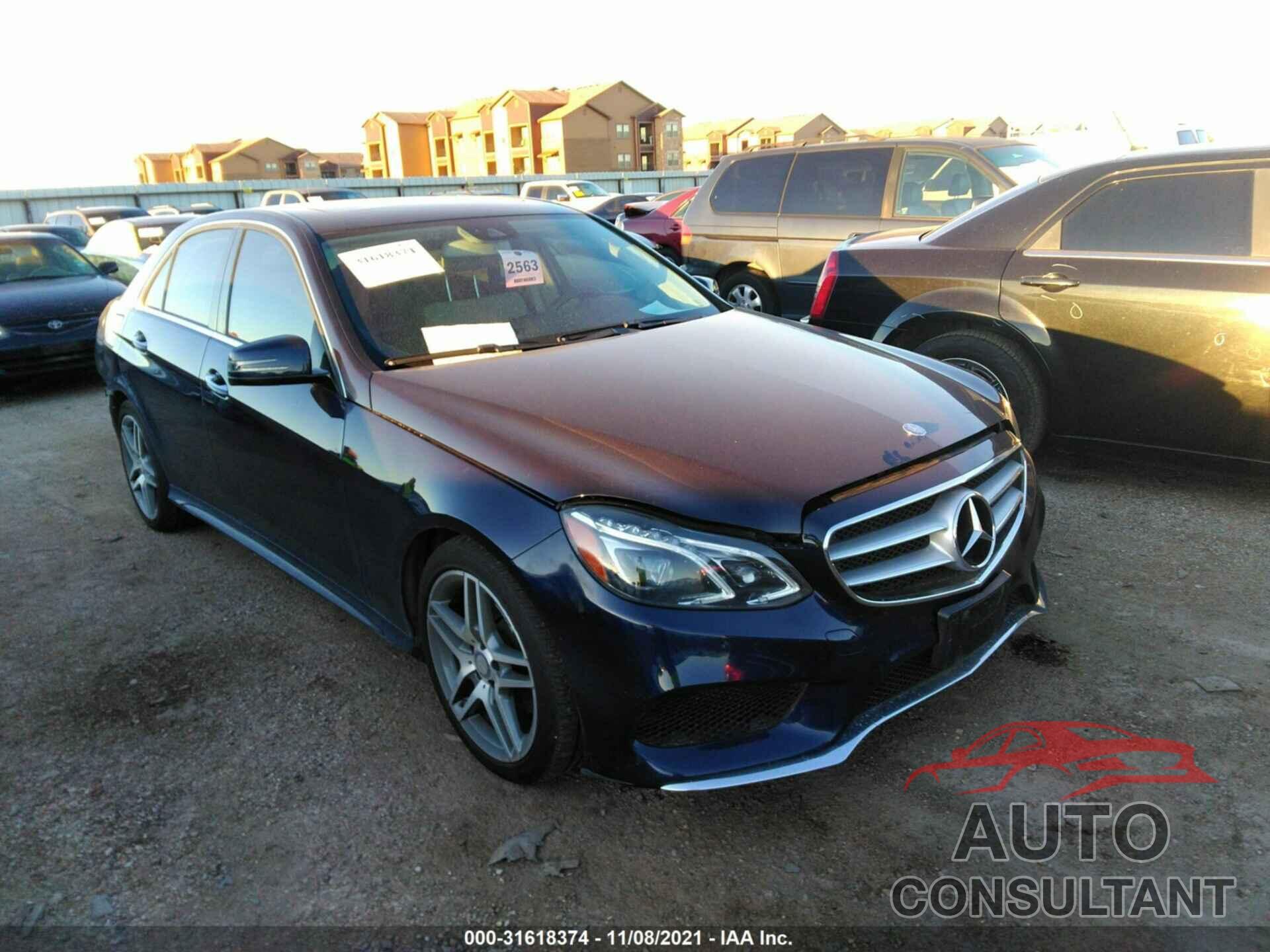MERCEDES-BENZ E-CLASS 2016 - WDDHF8JB3GB300992