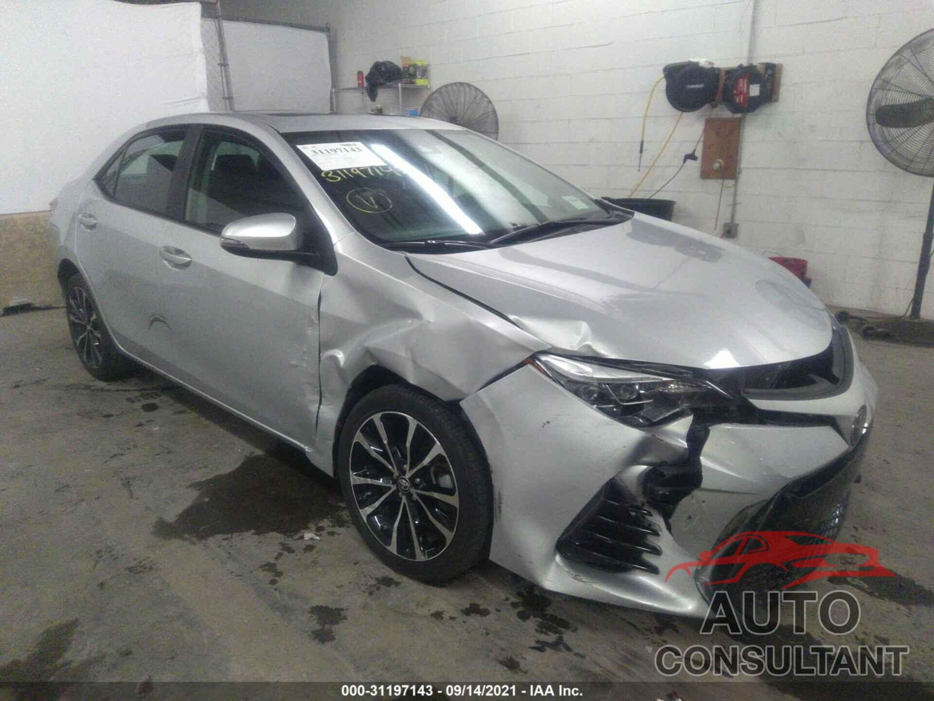 TOYOTA COROLLA 2019 - 2T1BURHE8KC134538