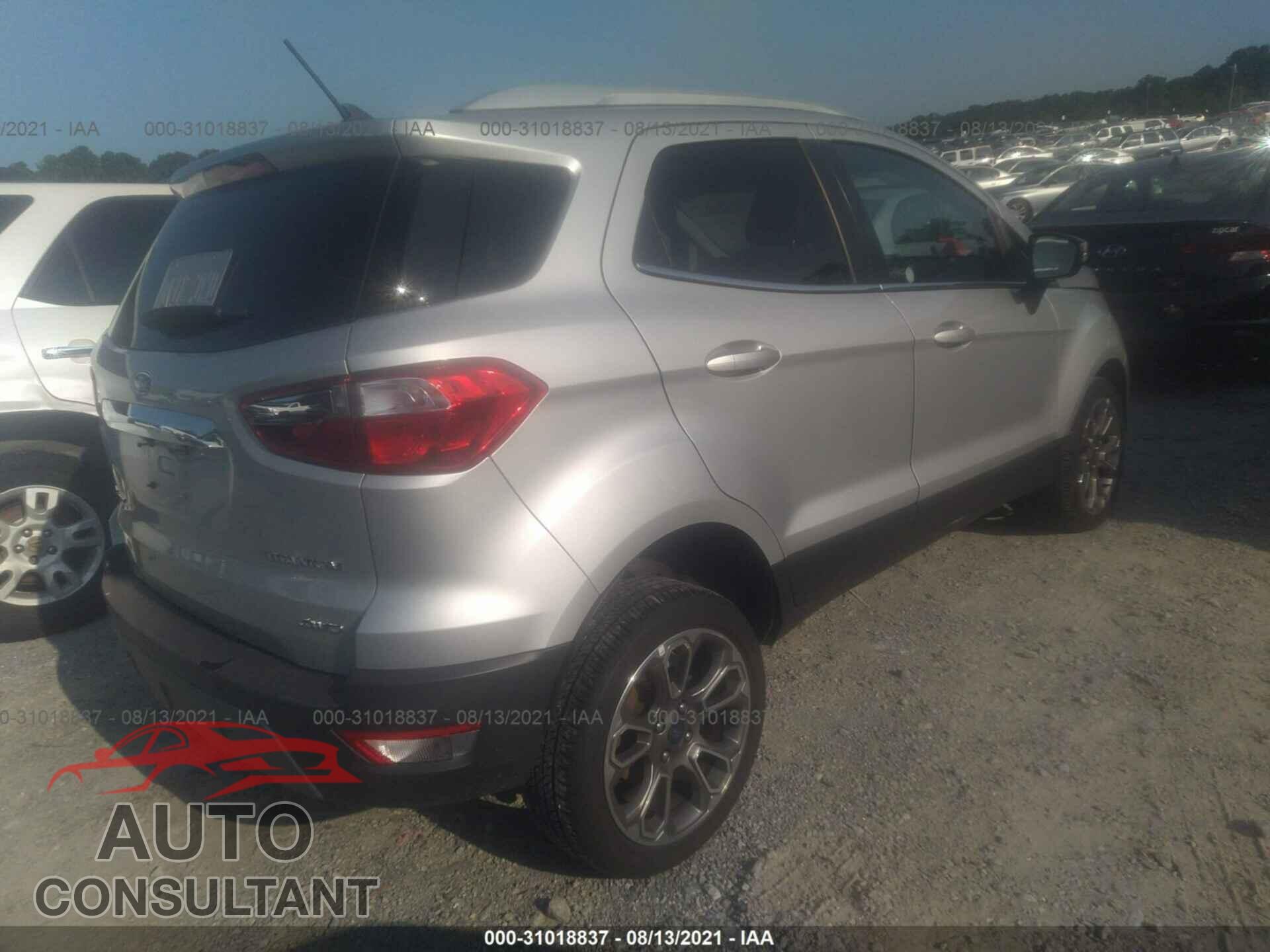 FORD ECOSPORT 2020 - MAJ6S3KL9LC361670