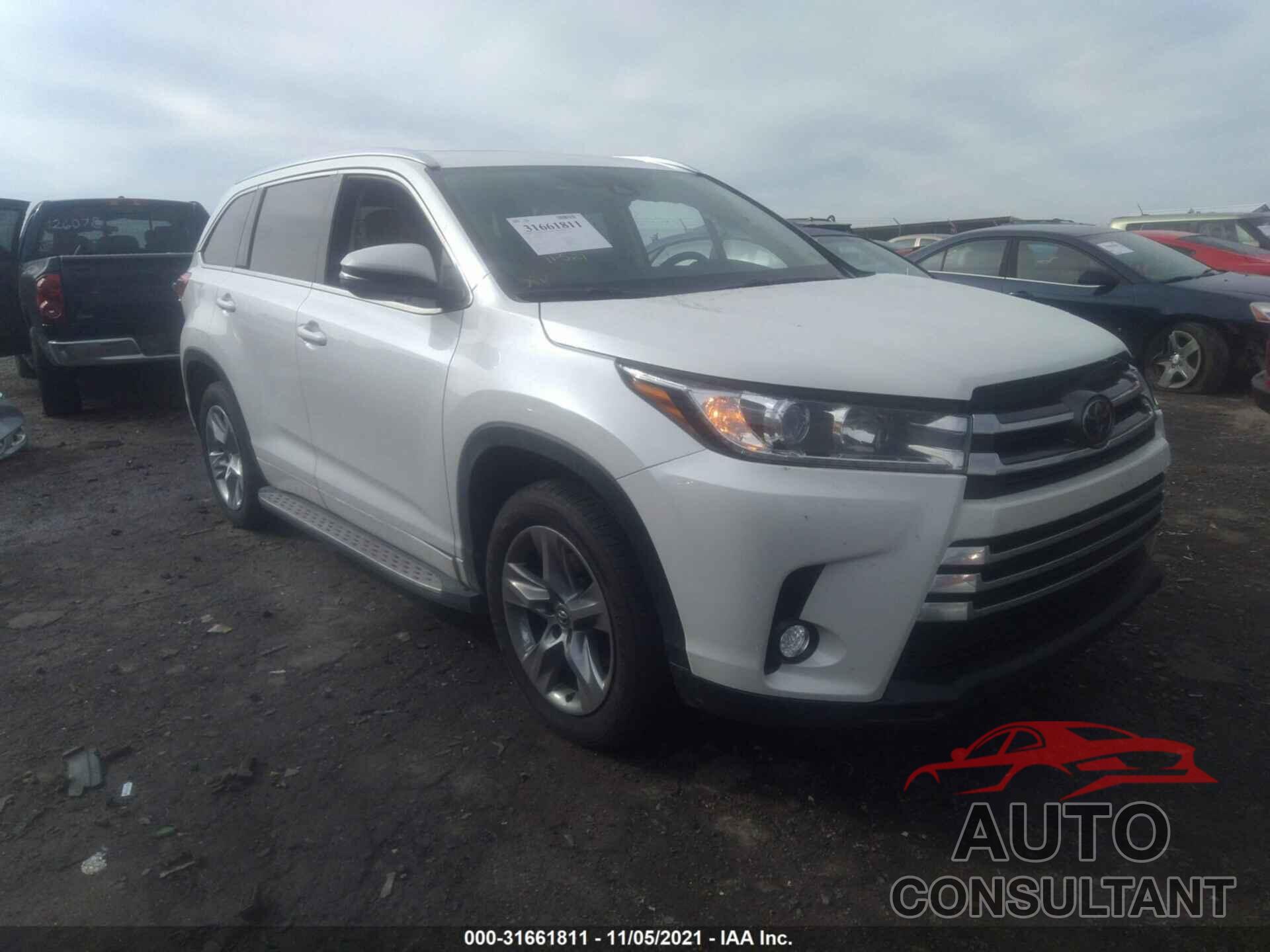 TOYOTA HIGHLANDER 2018 - 5TDYZRFH4JS287514