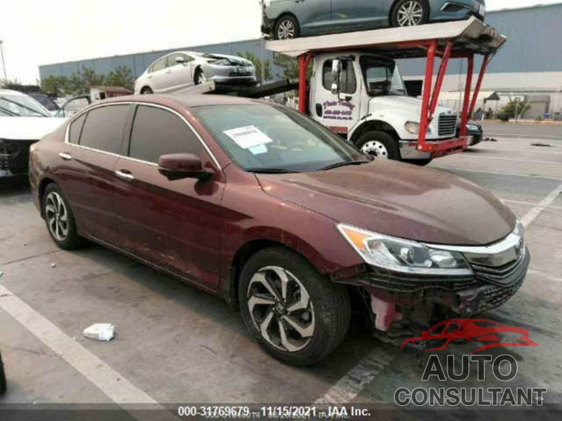 HONDA ACCORD SEDAN 2016 - 1HGCR3F83GA000730