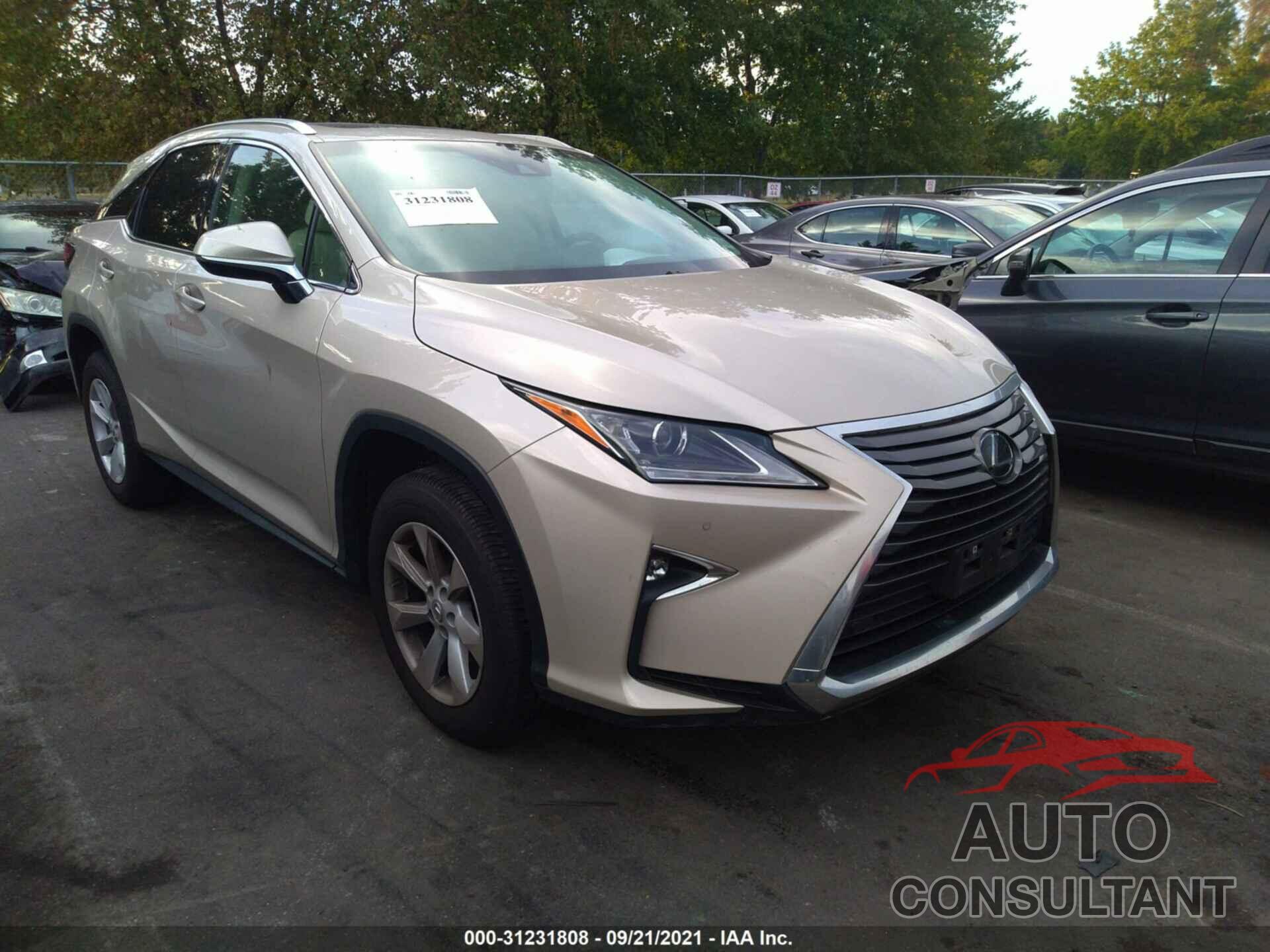 LEXUS RX 2017 - 2T2BZMCA6HC063210