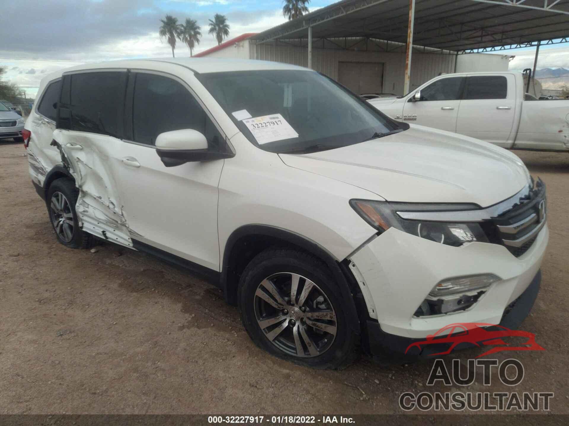 HONDA PILOT 2018 - 5FNYF5H33JB002695