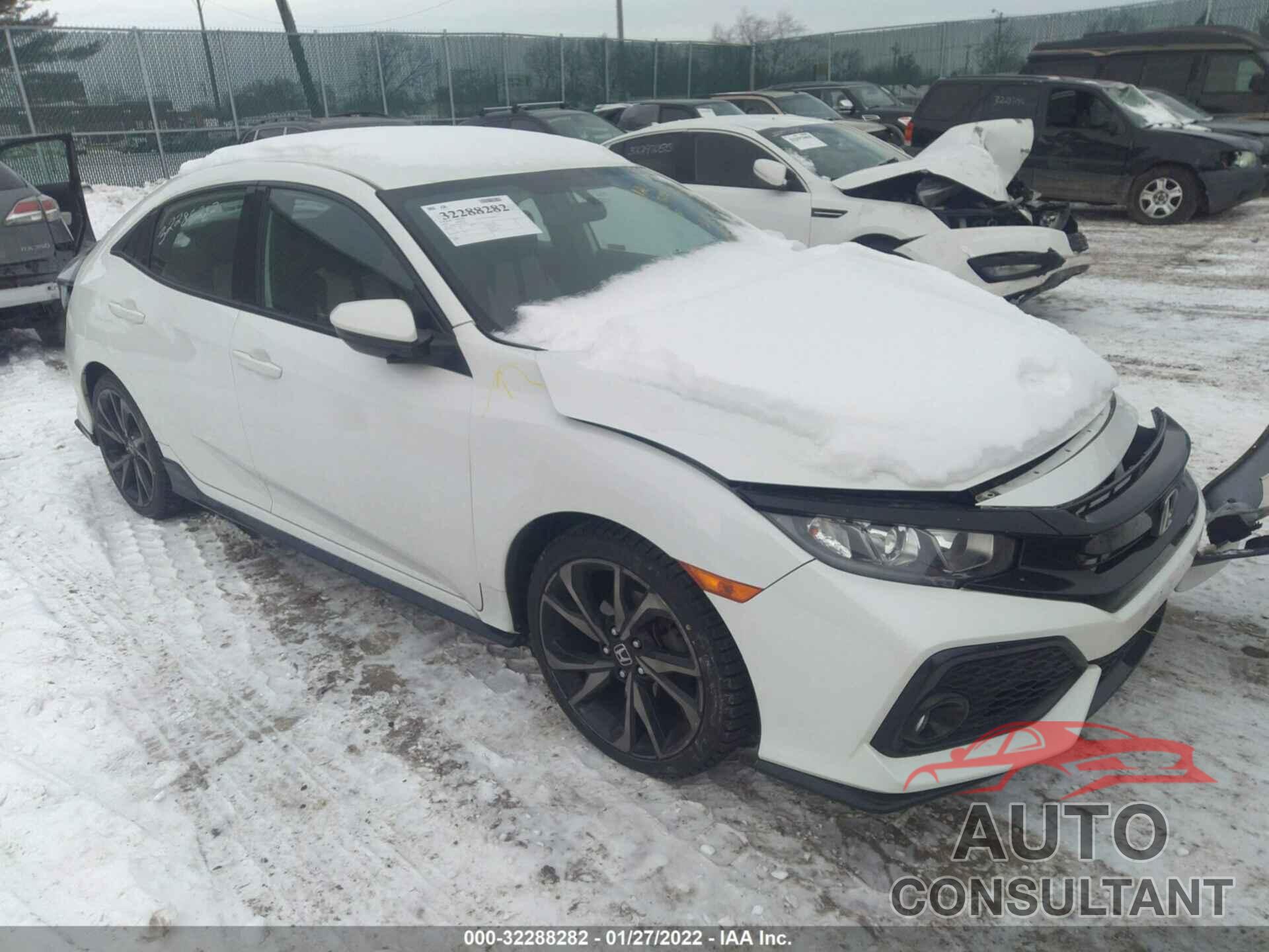HONDA CIVIC HATCHBACK 2018 - SHHFK7H47JU414530