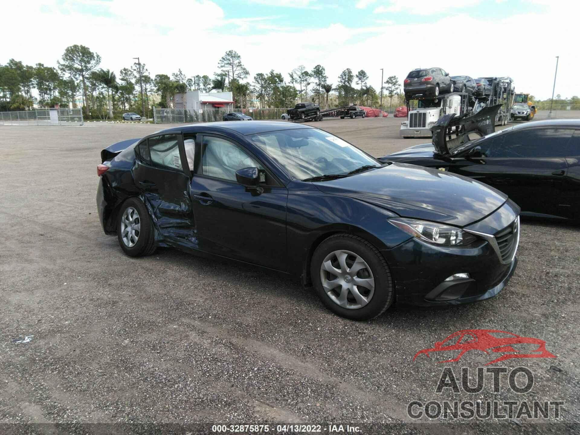 MAZDA MAZDA3 2016 - JM1BM1T72G1327838