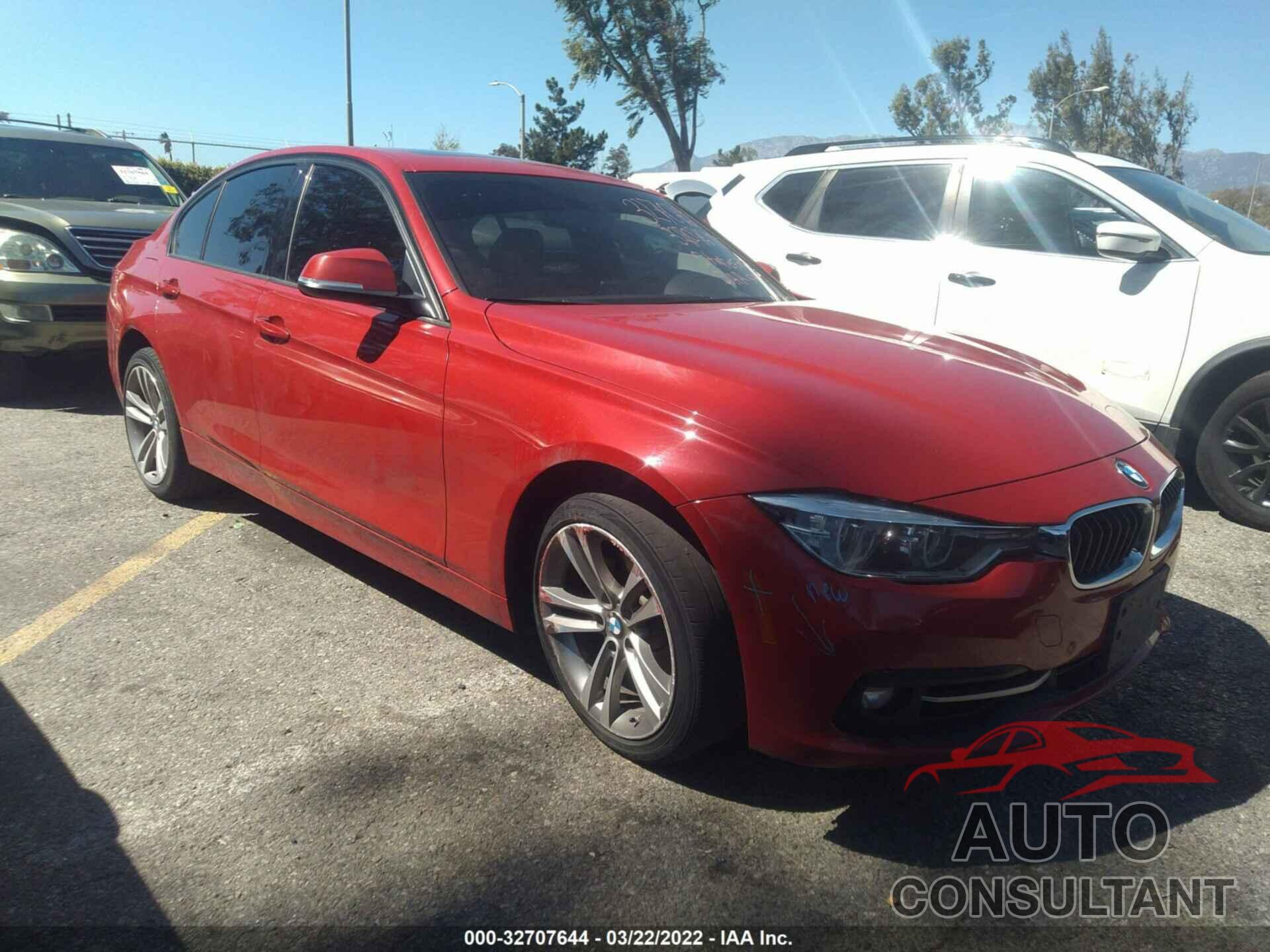 BMW 3 SERIES 2016 - WBA8E3C50GK502483