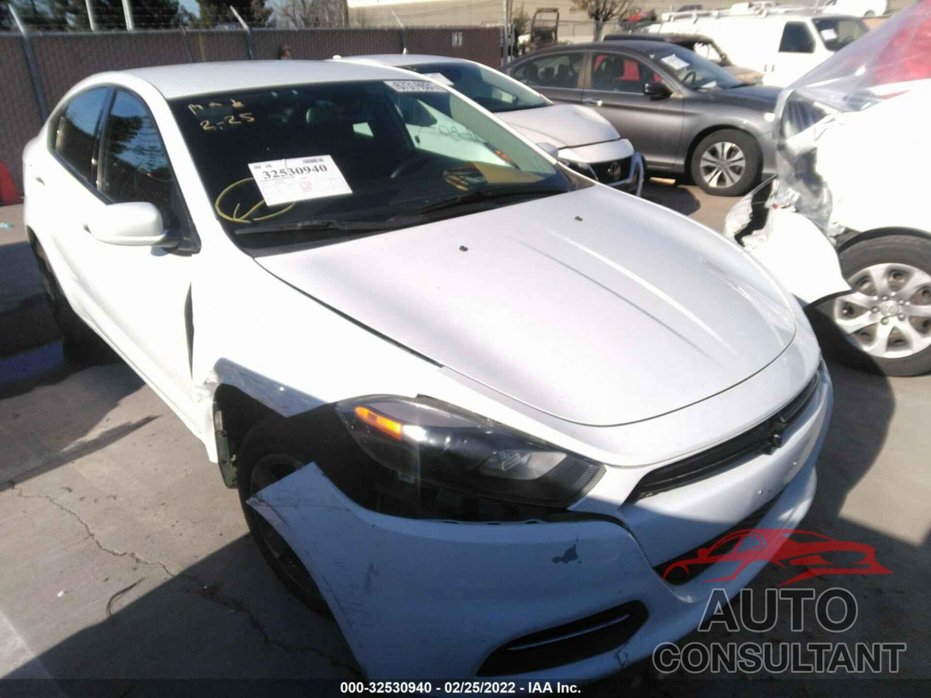 DODGE DART 2016 - 1C3CDFBA4GD652430