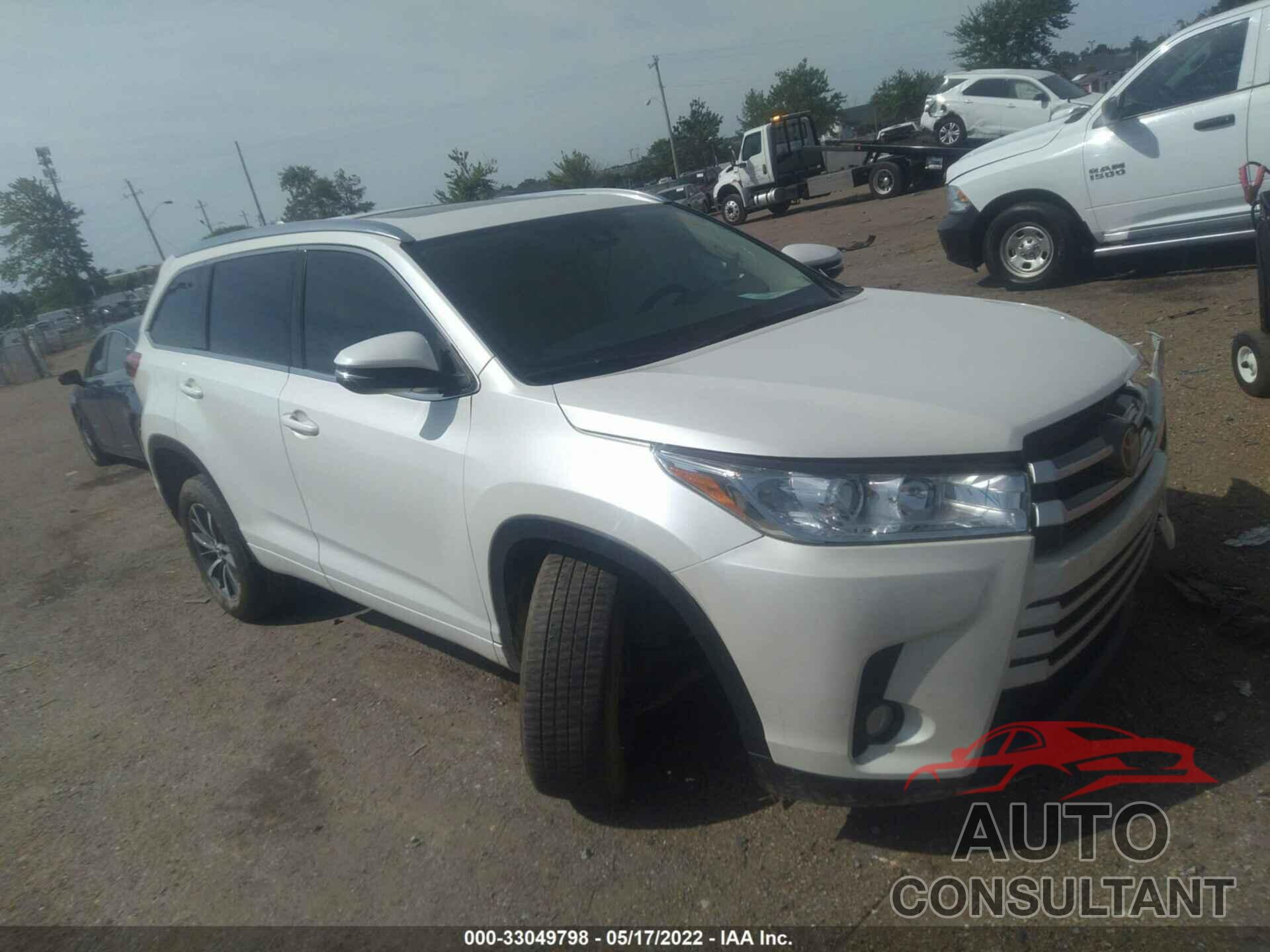 TOYOTA HIGHLANDER 2017 - 5TDKZRFH7HS511570
