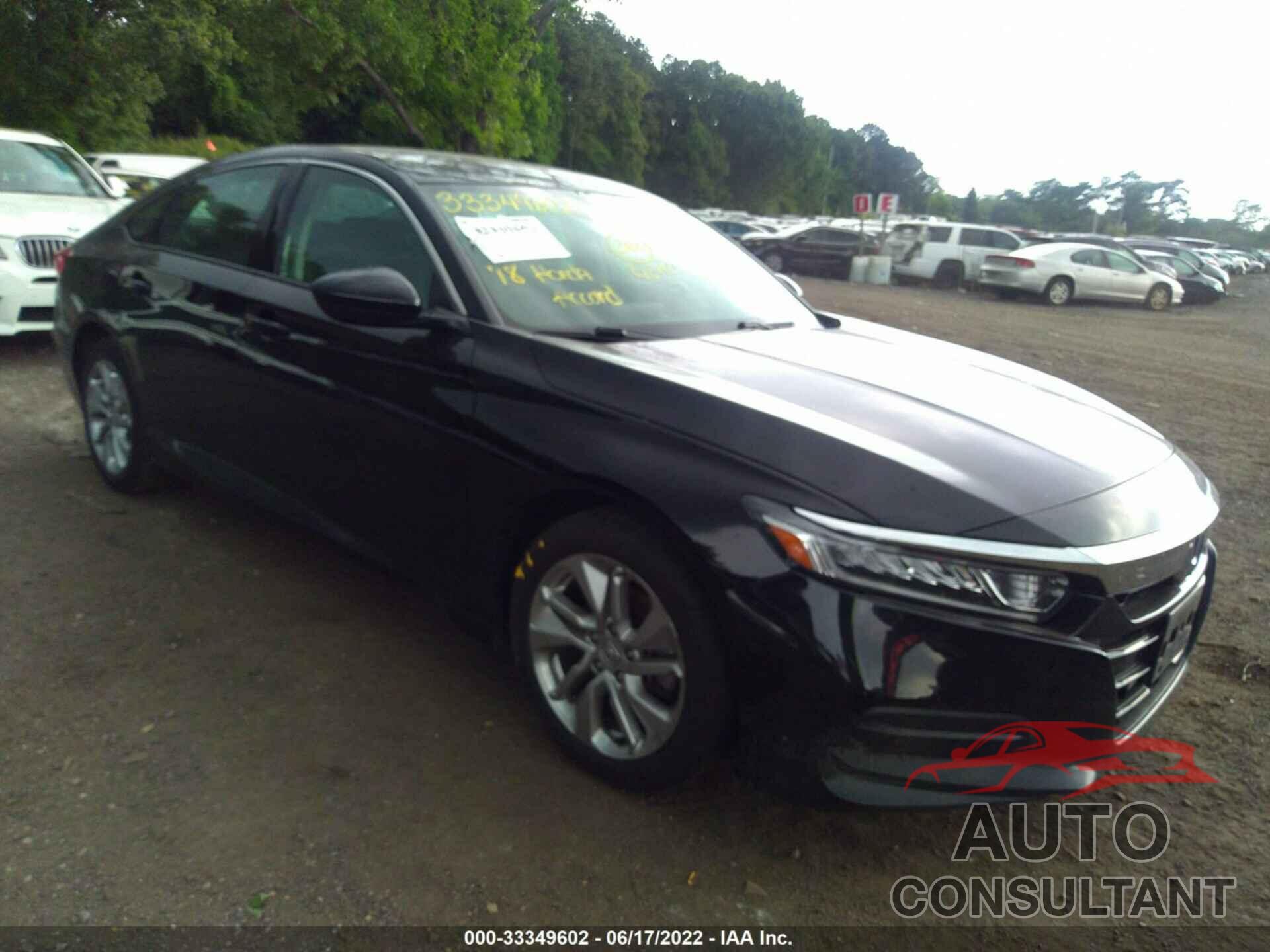 HONDA ACCORD SEDAN 2018 - 1HGCV1F12JA179630