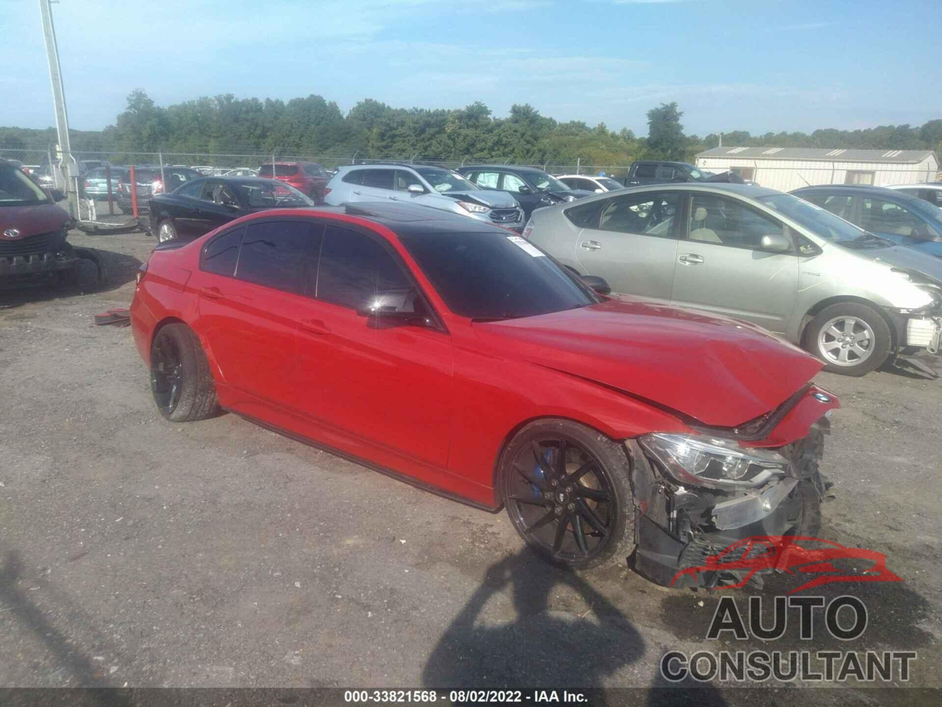 BMW 3 SERIES 2016 - WBA8B3G55GNT62108
