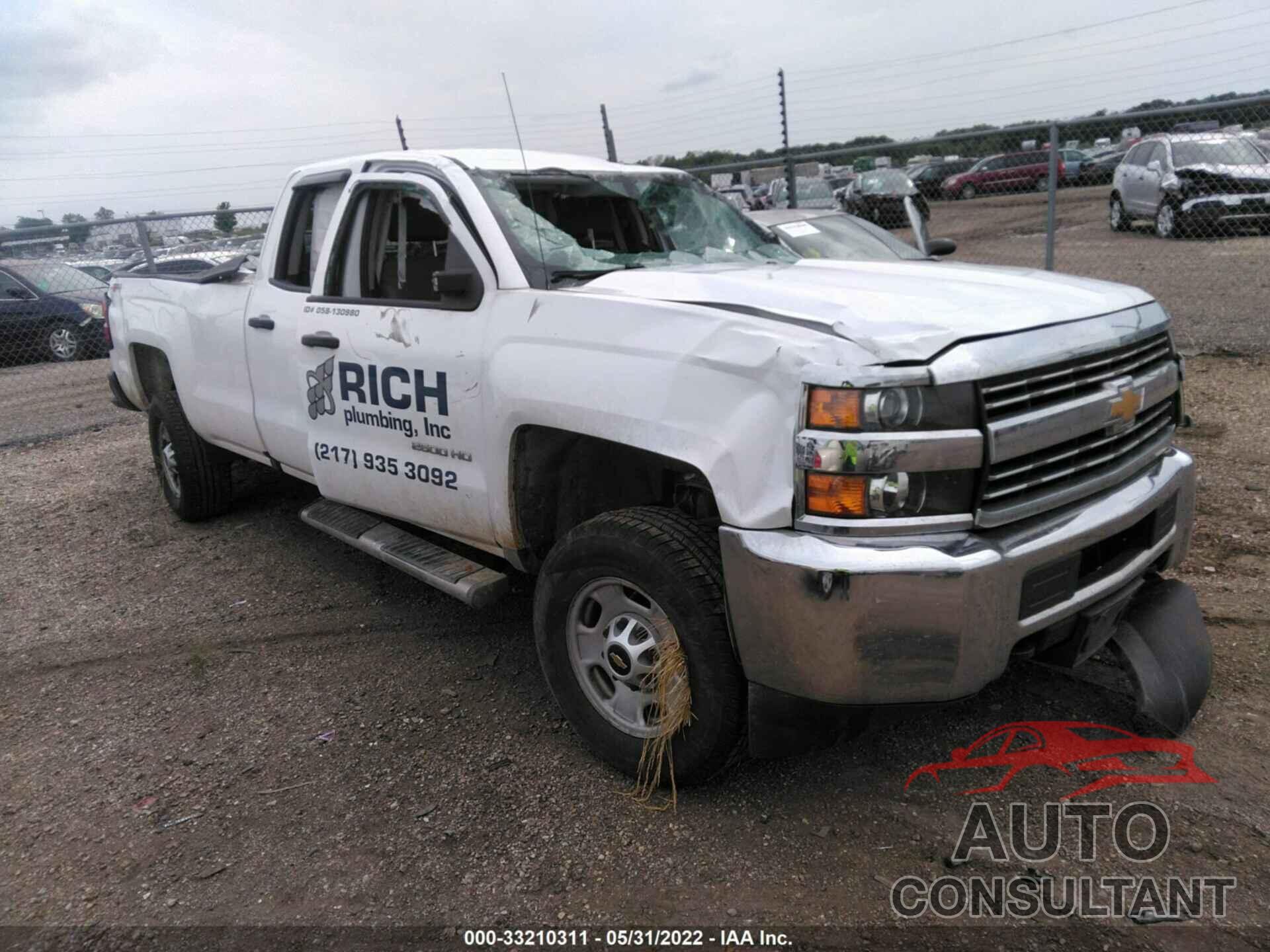 CHEVROLET SILVERADO 2500HD 2017 - 1GC2KUEG9HZ301065