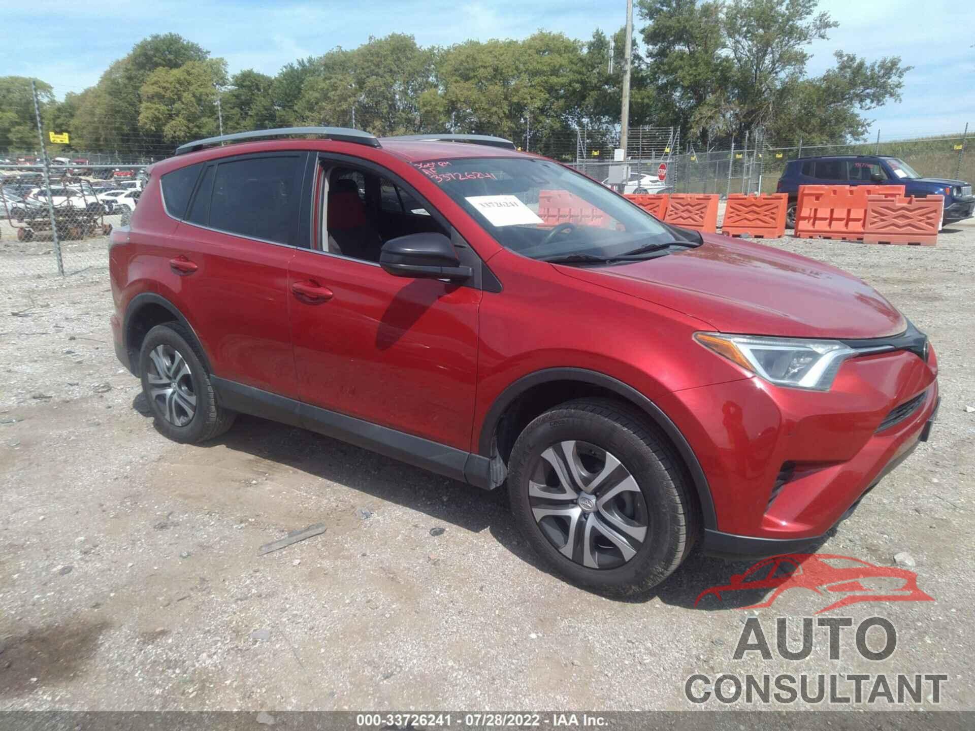 TOYOTA RAV4 2017 - 2T3BFREVXHW612309