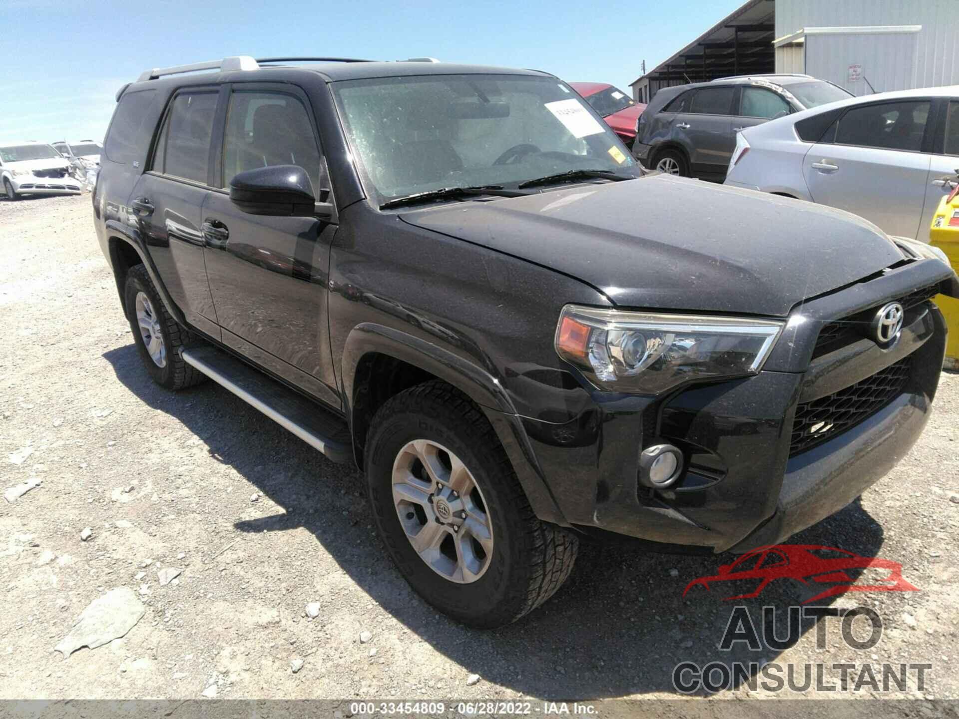 TOYOTA 4RUNNER 2016 - JTEBU5JRXG5289369