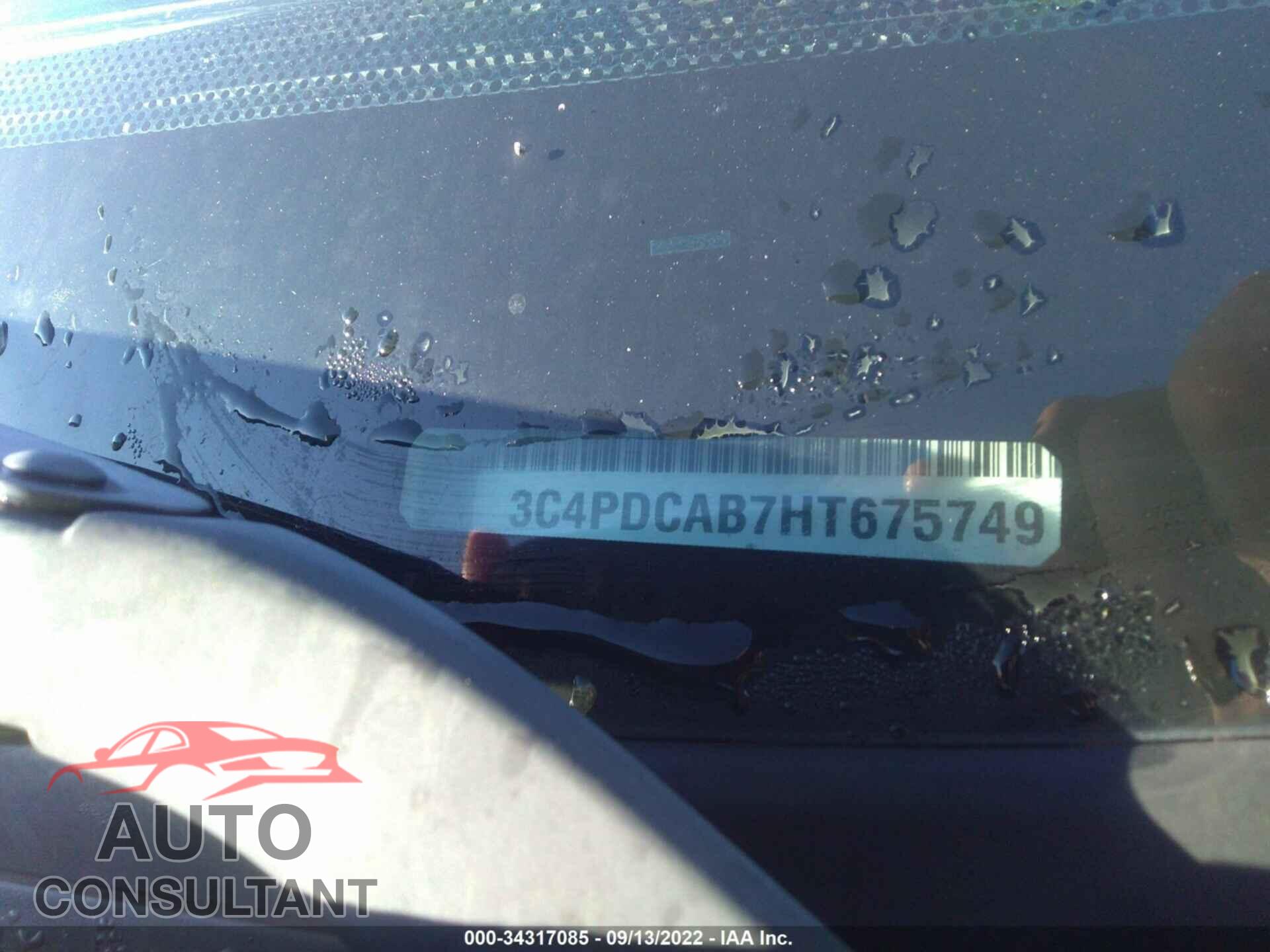 DODGE JOURNEY 2017 - 3C4PDCAB7HT675749